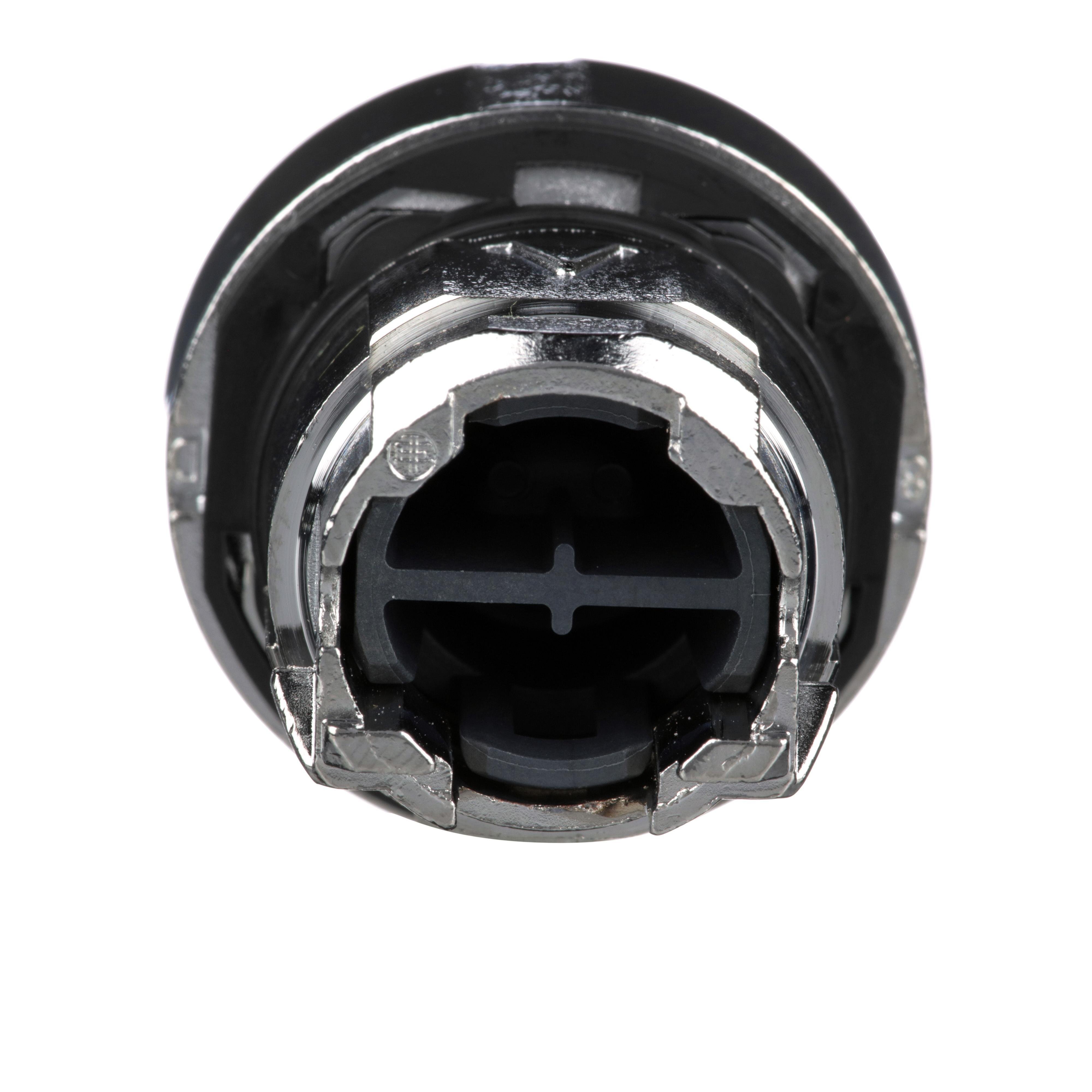Picture of ZB4BA2 - Harmony, 22mm Push Button, flush push button head, spring return, black, unmarked
