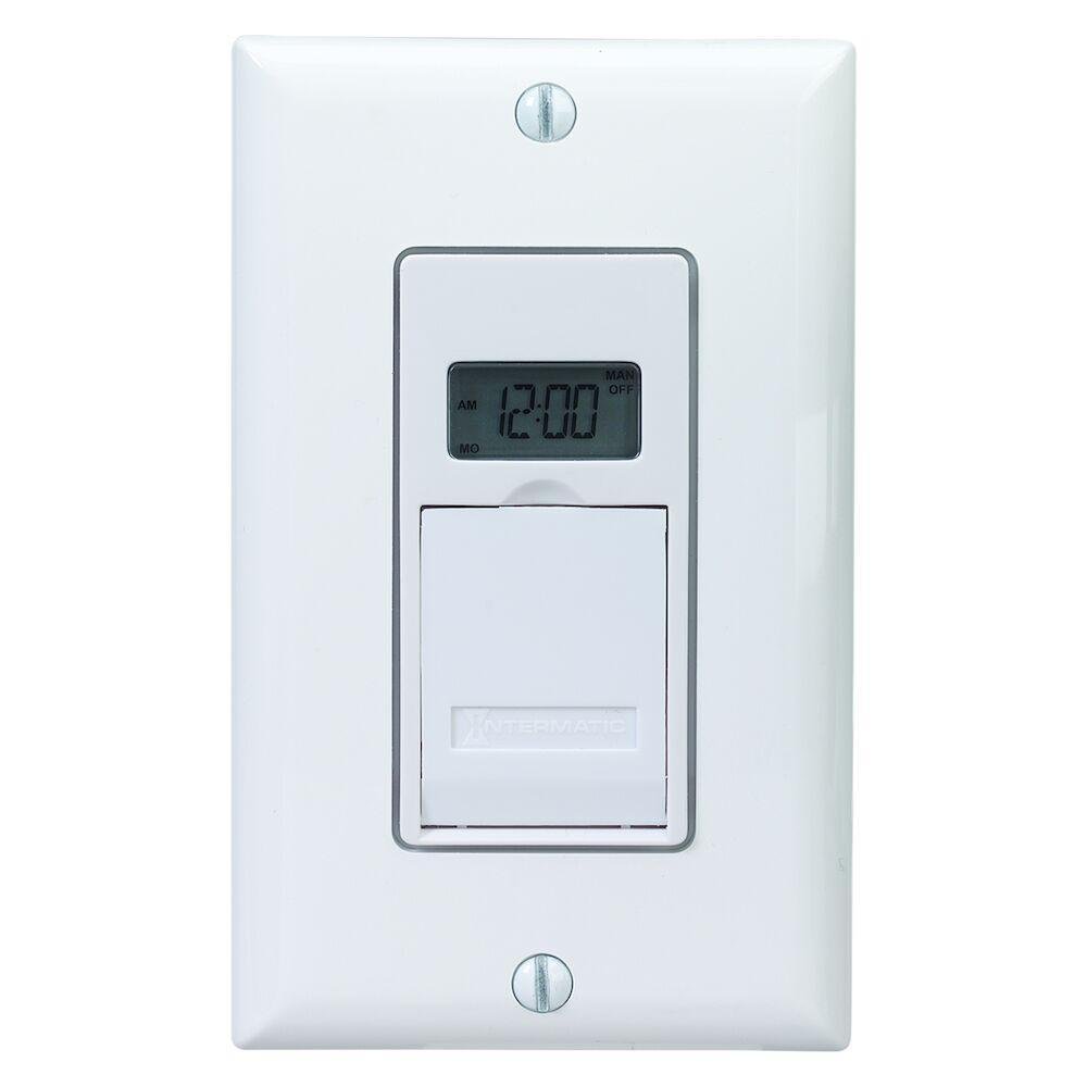 EJ600 - 7-Day Standard Programmable Timer, 120 VAC, 12A, White