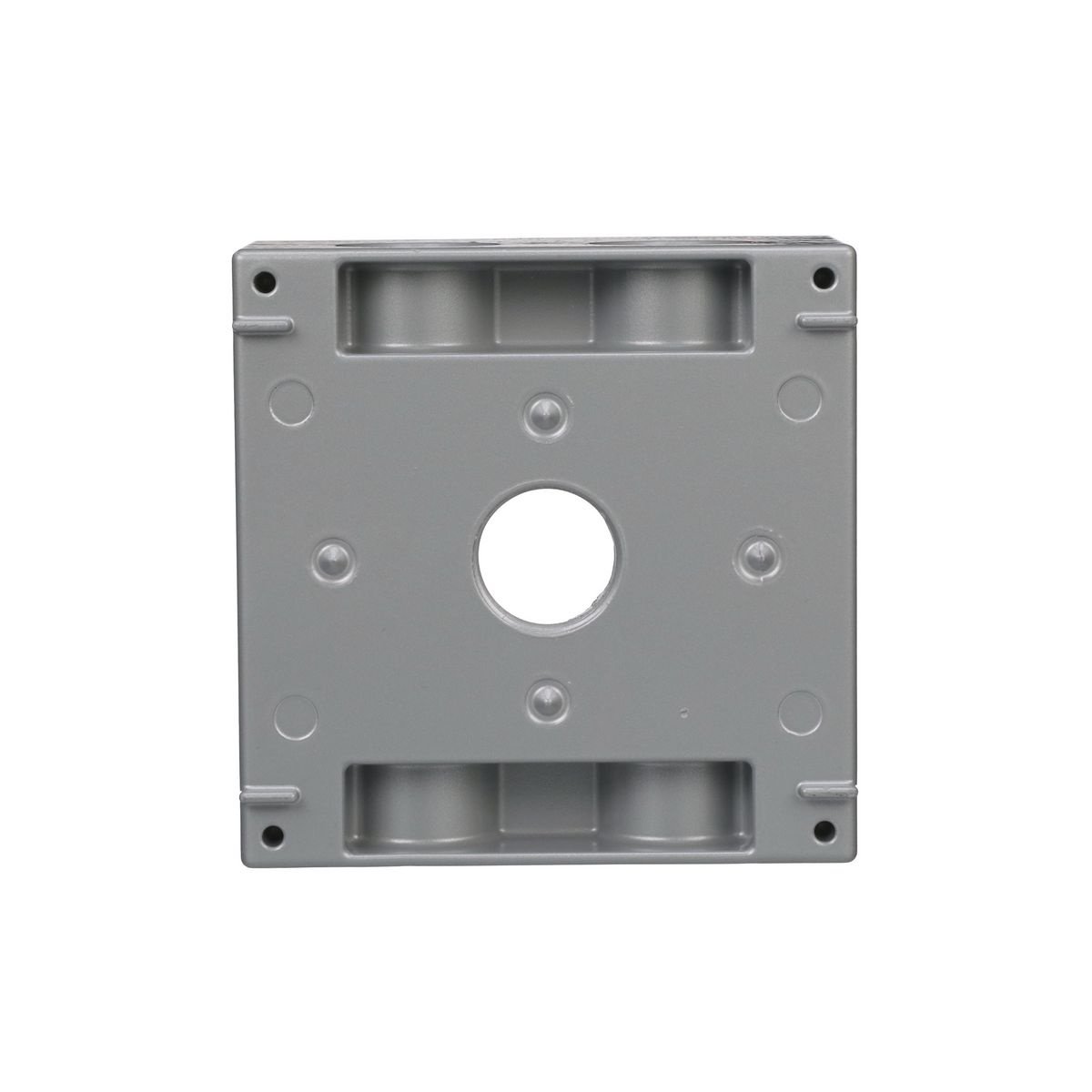 Picture of 5388-0 - 2-Gang Weatherproof Deep Box, Five 3/4 in. Threaded Outlets, Gray