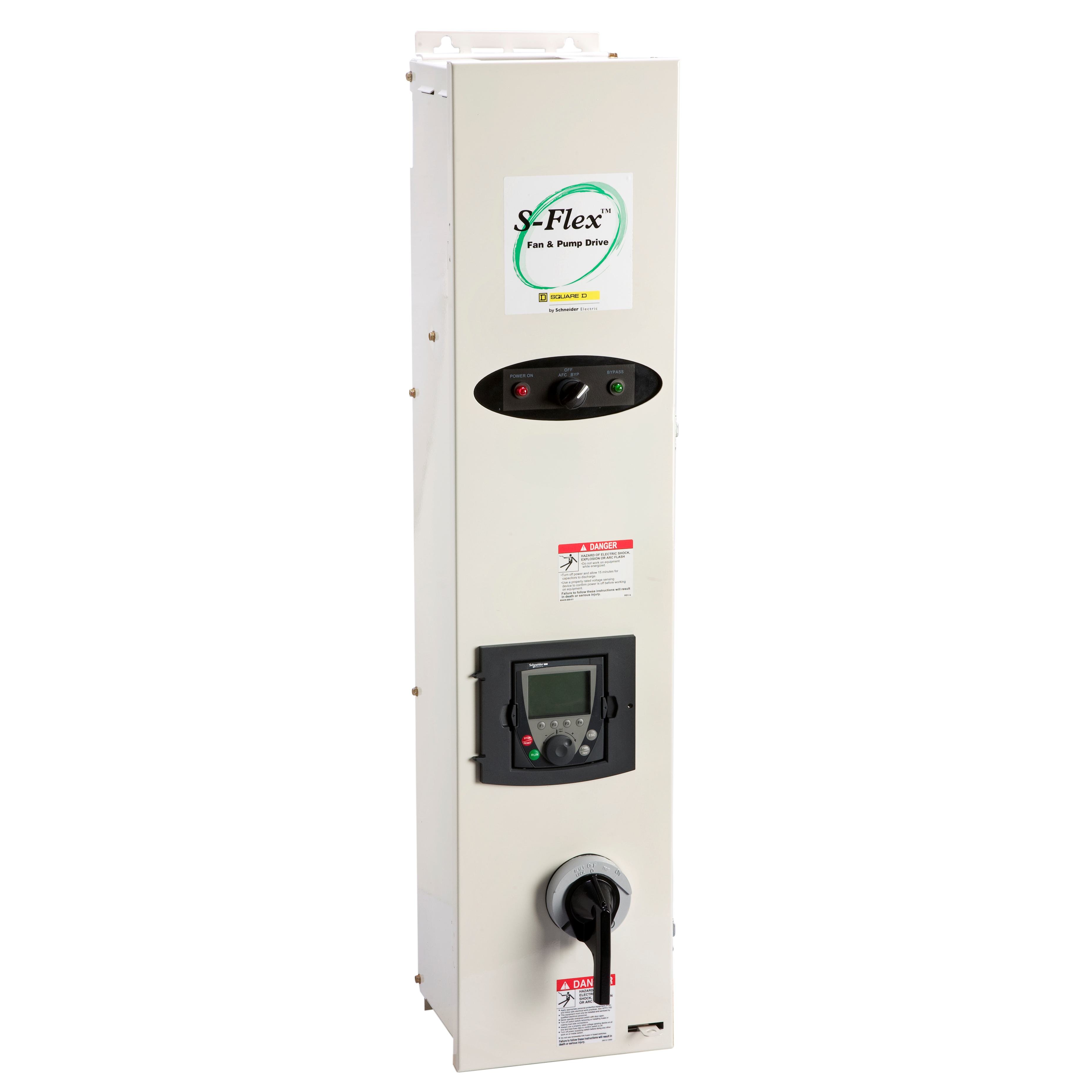 SFD212NG4YB07D07 - variable speed drive, SFlex Altivar 212, 460V AC, 3 phase, 40hp, enclosed drive