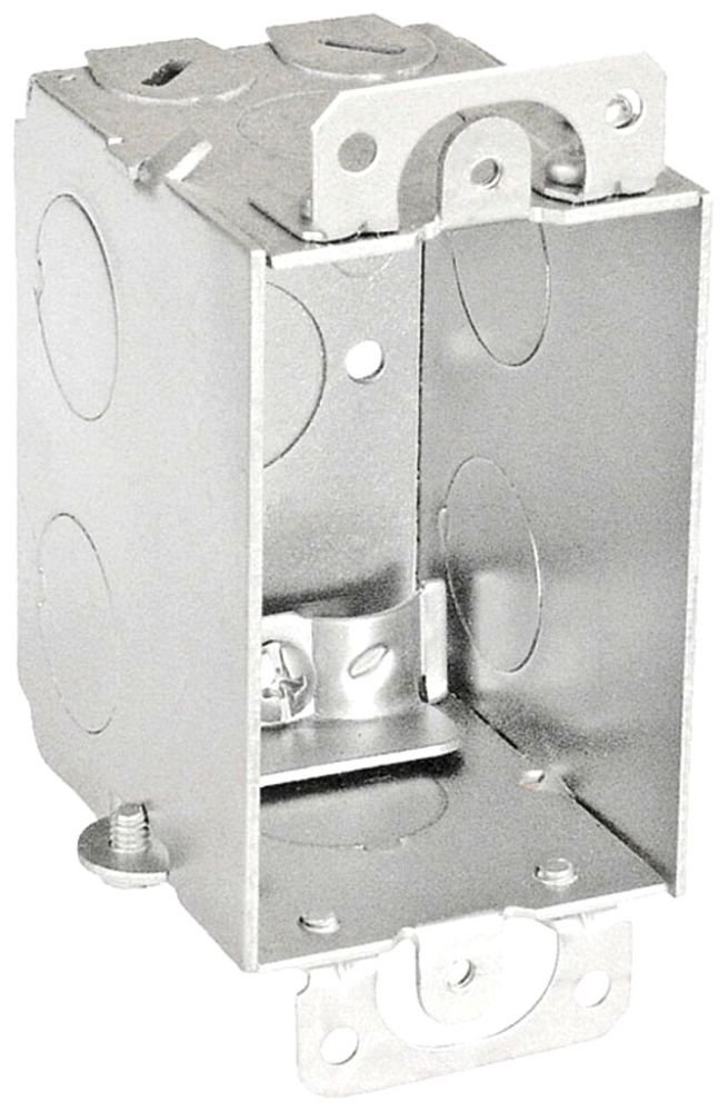 G601-R - G601-R - Box w/ Clamps for Cable & (6) 1/2" Side KO & (2) 1/2", 2-1/2", 50 Pak