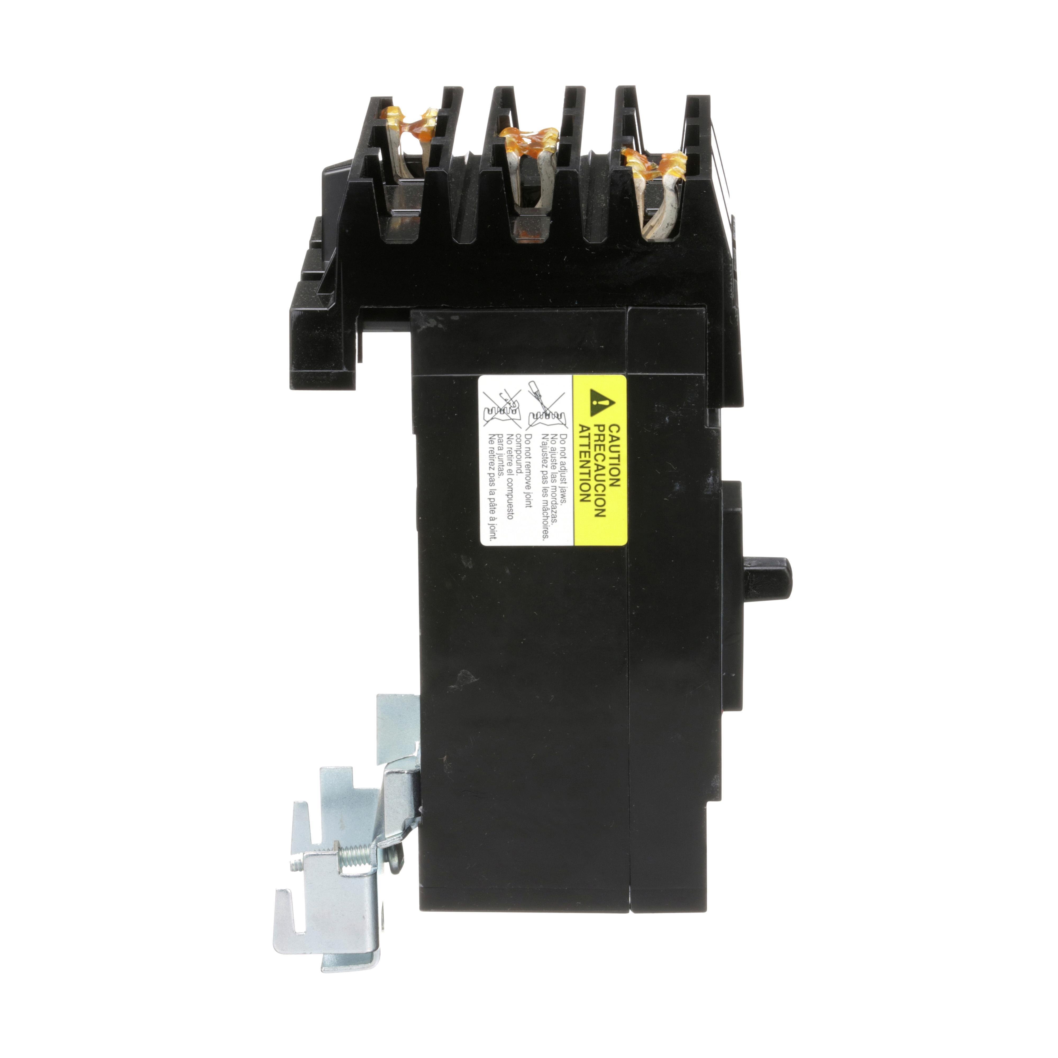 Picture of QBA32225 - Circuit breaker, PowerPacT Q, 225A, 3 pole, 240VAC, 10kA, I-Line, thermal magnetic, 80%, ABC