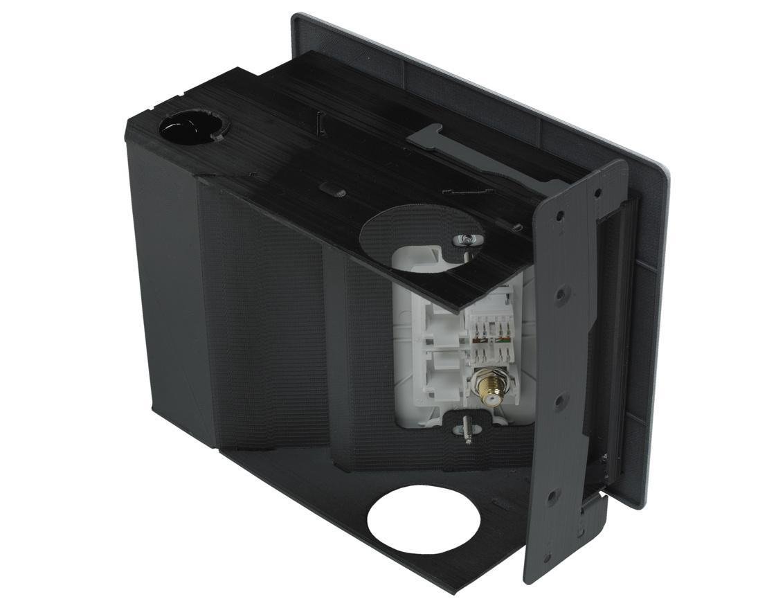 TV2MW - Two-Gang Commercial Metal Recessed TV Box, White