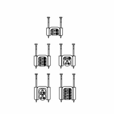 SBMP RA-1582/3 2NAIL 1/2W 3STK STRP