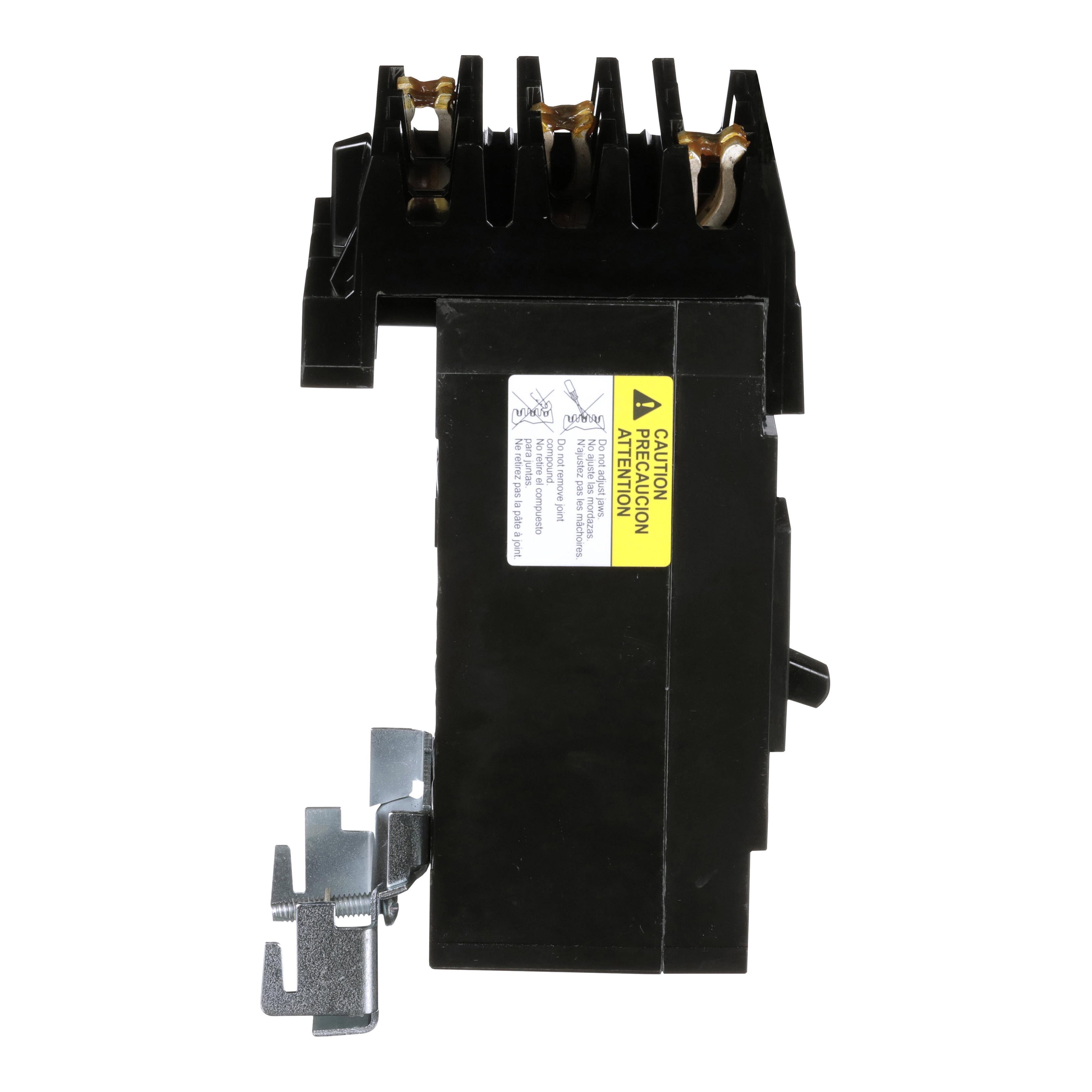 Picture of QDA32150 - Circuit breaker, PowerPacT Q, 150A, 3 pole, 240VAC, 25kA, I-Line, thermal magnetic, 80%, ABC