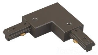 J Track Right L Connector in White