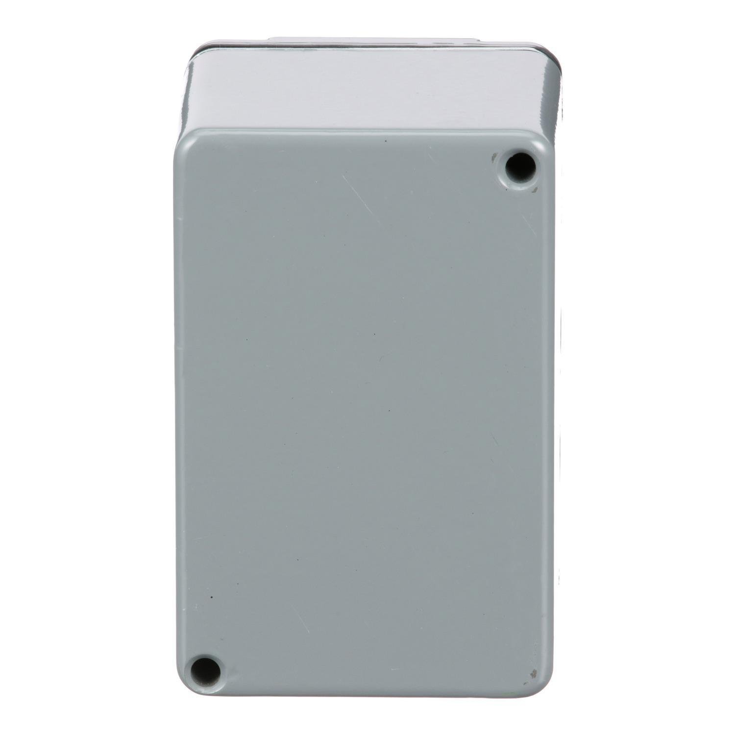 Picture of 9001BW240 - Complete control station, Harmony 9001B, 2 push buttons START-STOP, with lockout, 5A, 600V AC, 1NO + 1NC, NEMA 4