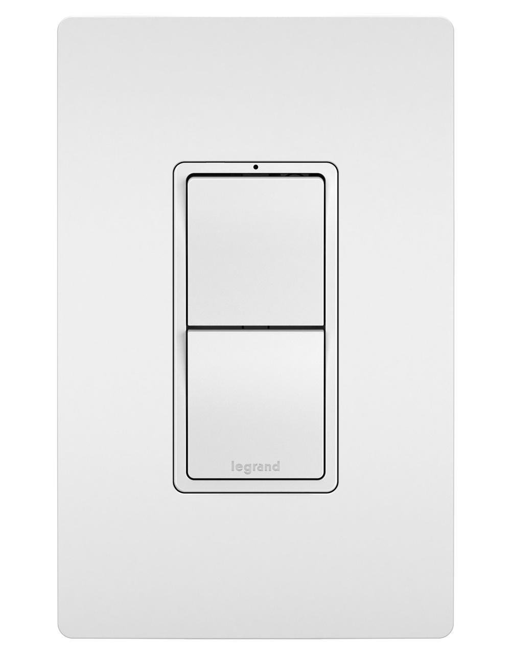 Picture of RCD33W - radiant® Two Single Pole/3-Way Switches, White