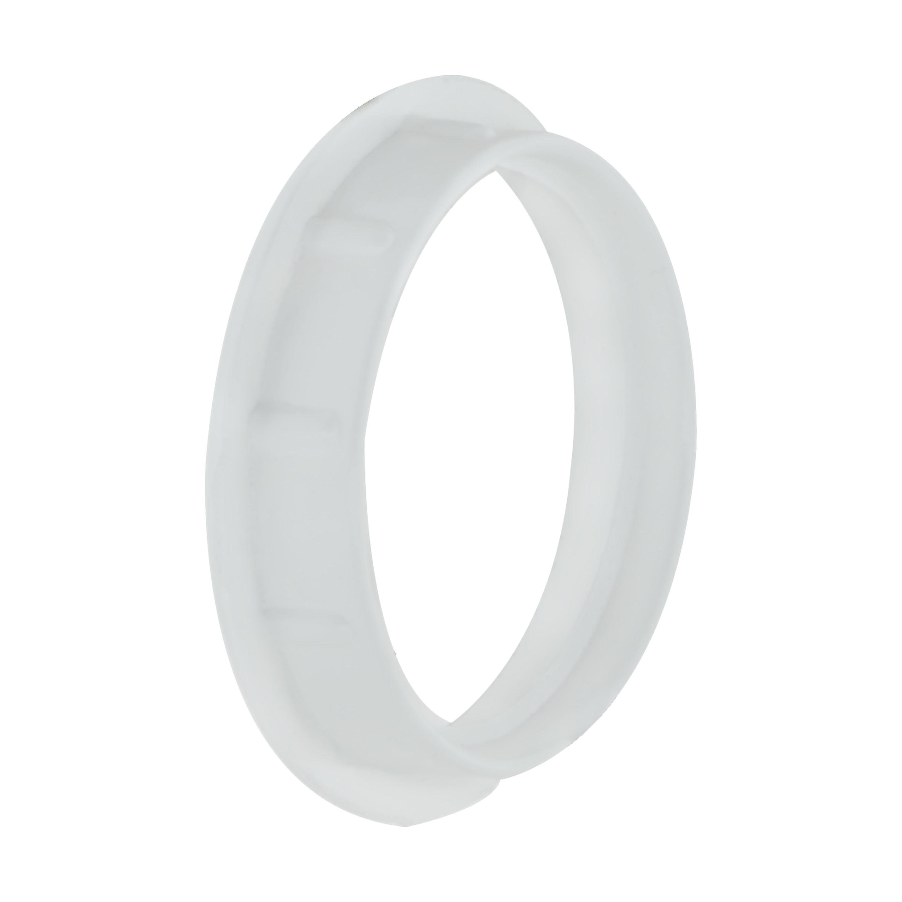 Picture of 80-1074 - White Die Cast Ring for Threaded Socket, 1-1/2" Inner Diameter, 2" Outer Diameter