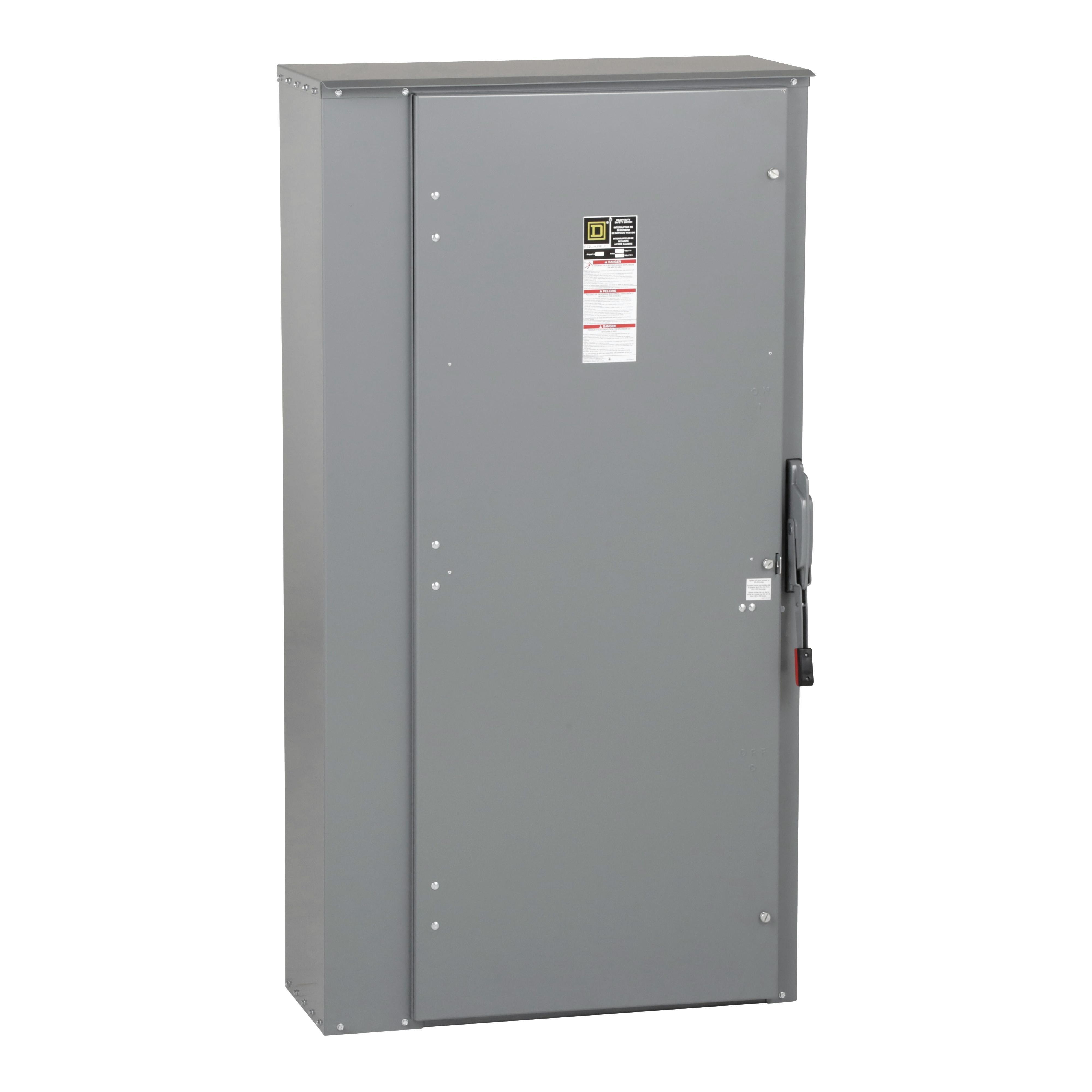 Picture of H327NR - Safety switch, heavy duty, fusible, 800A, 4 wire, 3 pole, 1 neutral, 250hp, 240VAC/250VDC, NEMA 3R