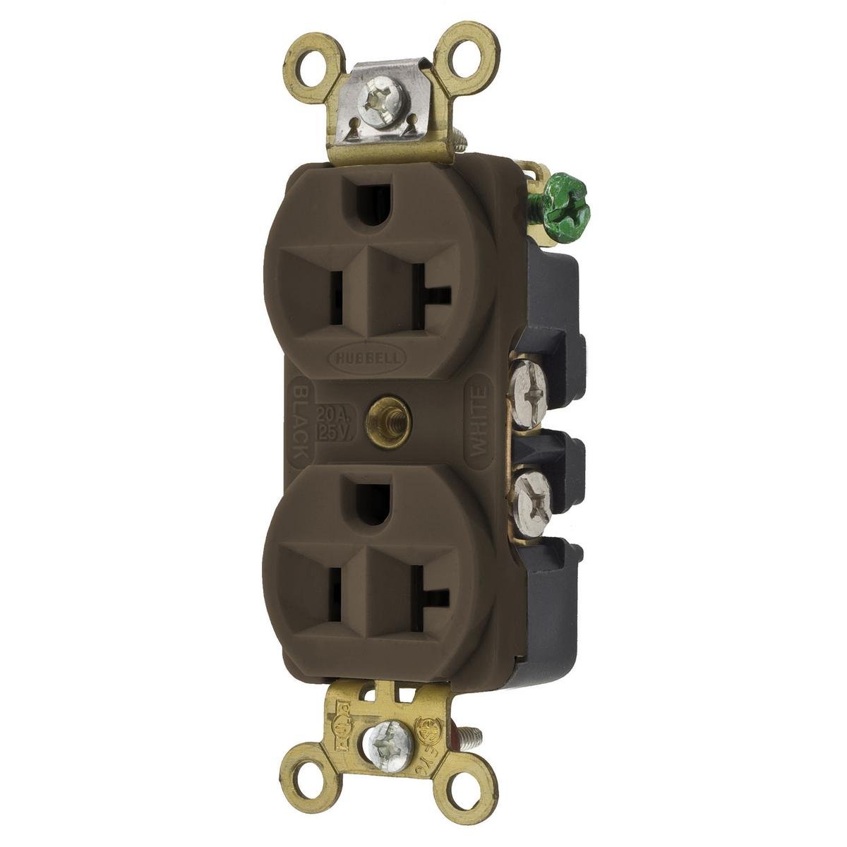 HBL5352 - HBL Extra Heavy Duty Compact Duplex Receptacle