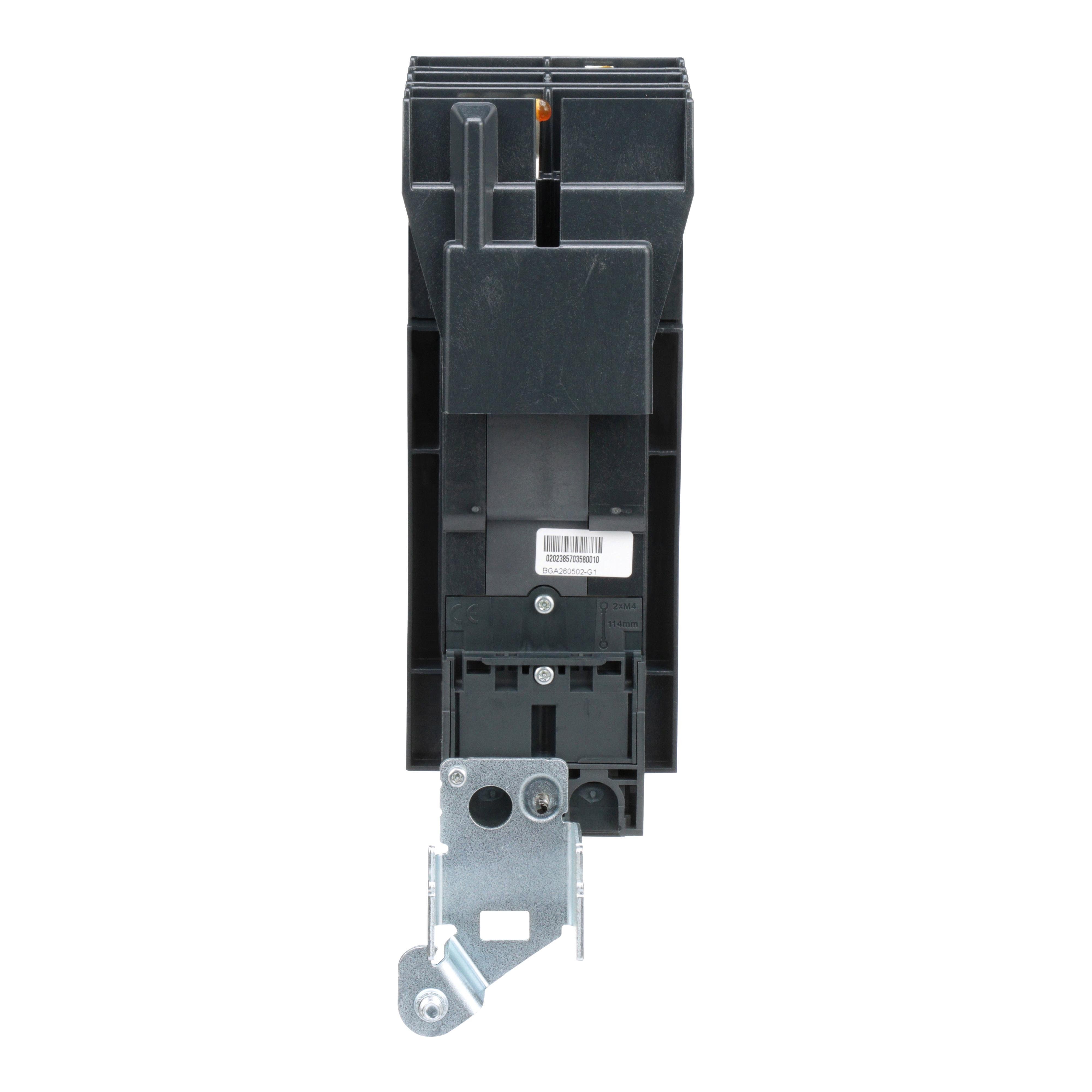 Picture of BGA260502 - Circuit breaker, PowerPacT B, 50A, 2 pole, 600Y/347VAC, 18kA, I-Line, thermal magnetic, 80%, AC