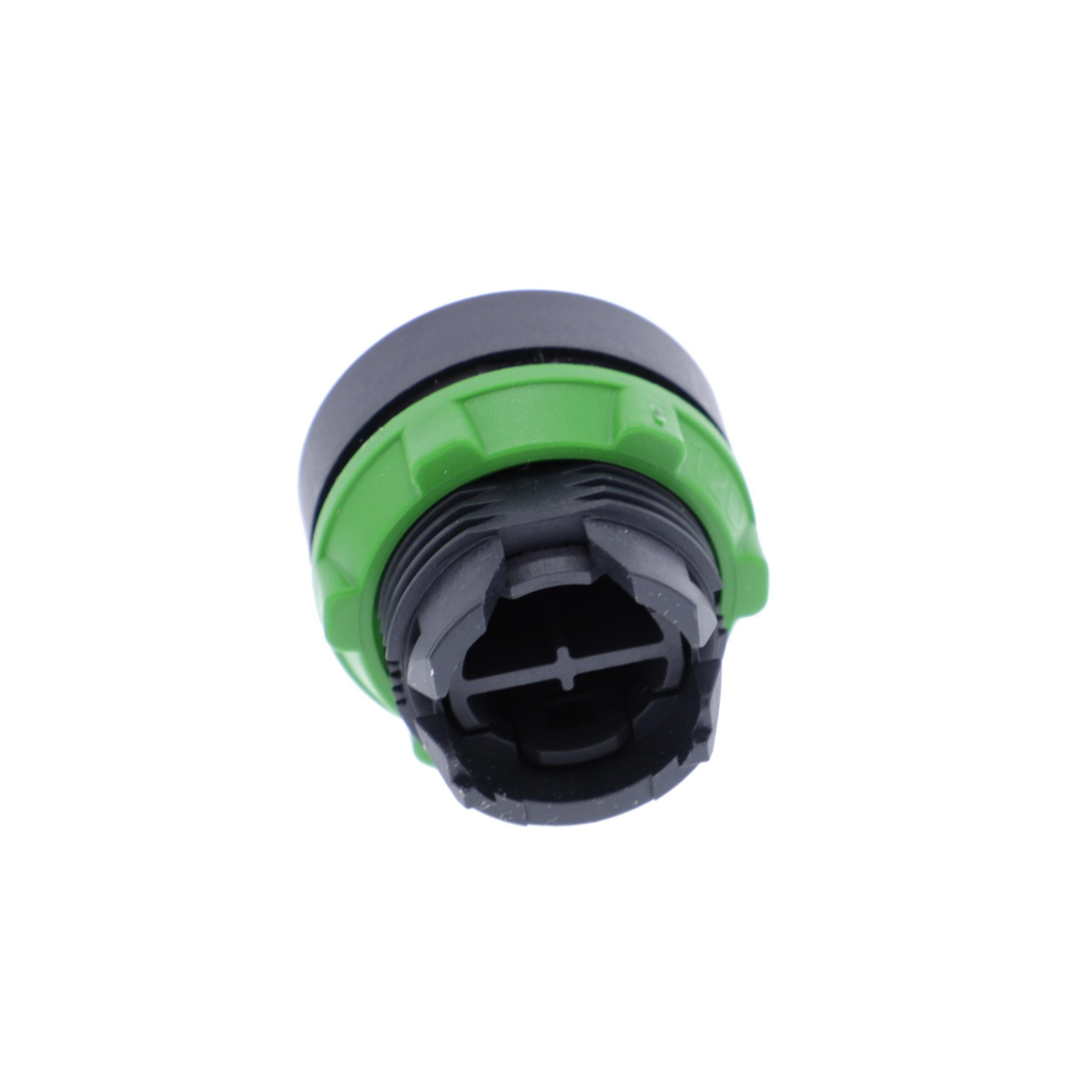 Picture of ZB5AA434 - Head for non illuminated push button, Harmony XB5, plastic, flush, red, 22mm, spring return, marked STOP