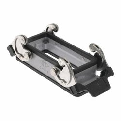 CHI-16 - Standard, Rectangular Base, Bulkhead mount, size 77.27, Double Latch