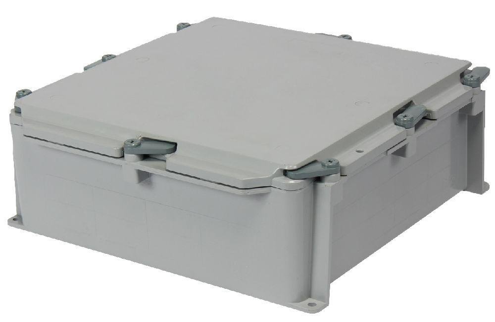 277008 - JBX12124 12"x12"x4" PVC JUNCTION BOX GREY SCEPTER JBOX