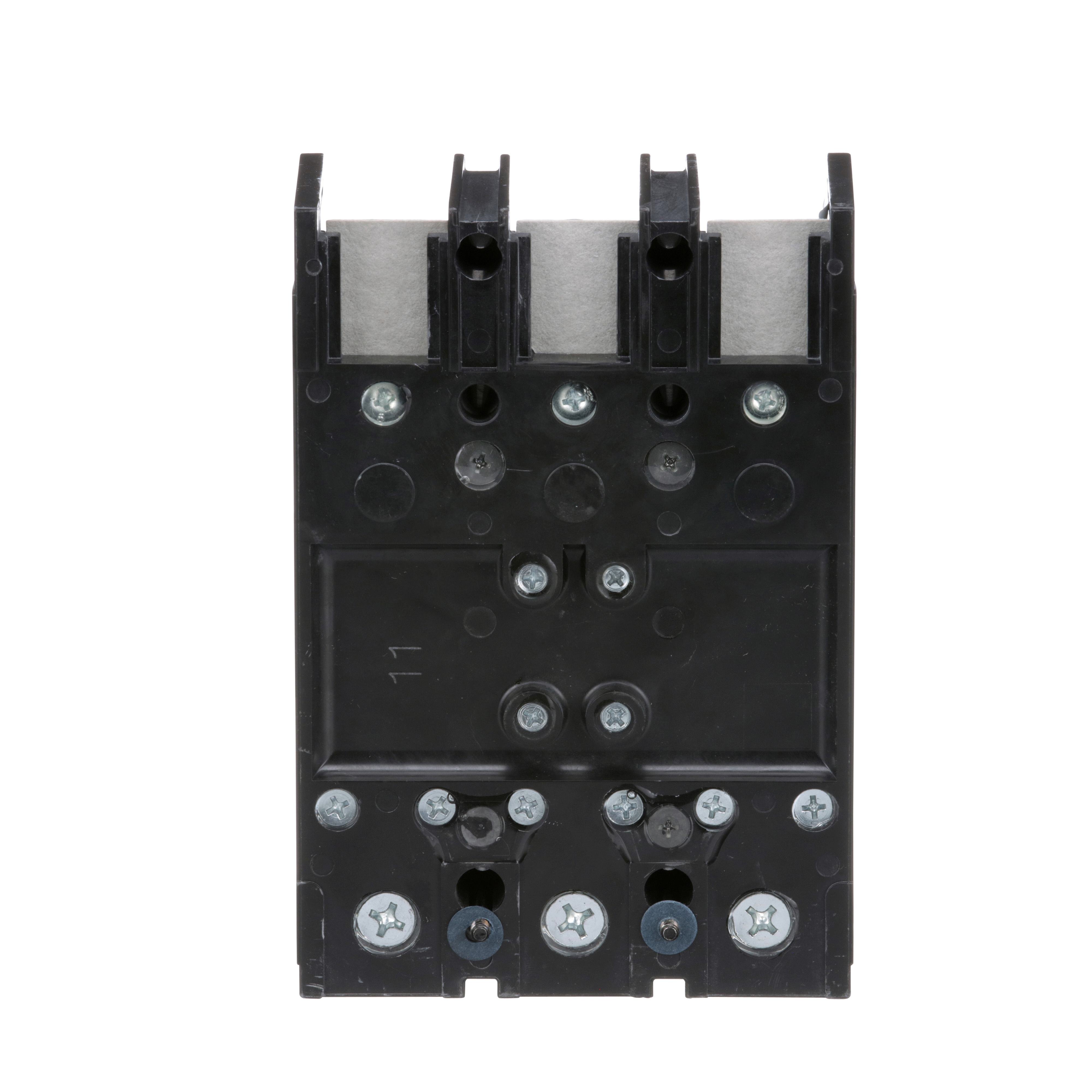Picture of QBP32200TM - Circuit breaker, PowerPacT Q, 200A, 3 pole, 240VAC, 10kA, lugs, thermal magnetic, 80%, bottom of panel