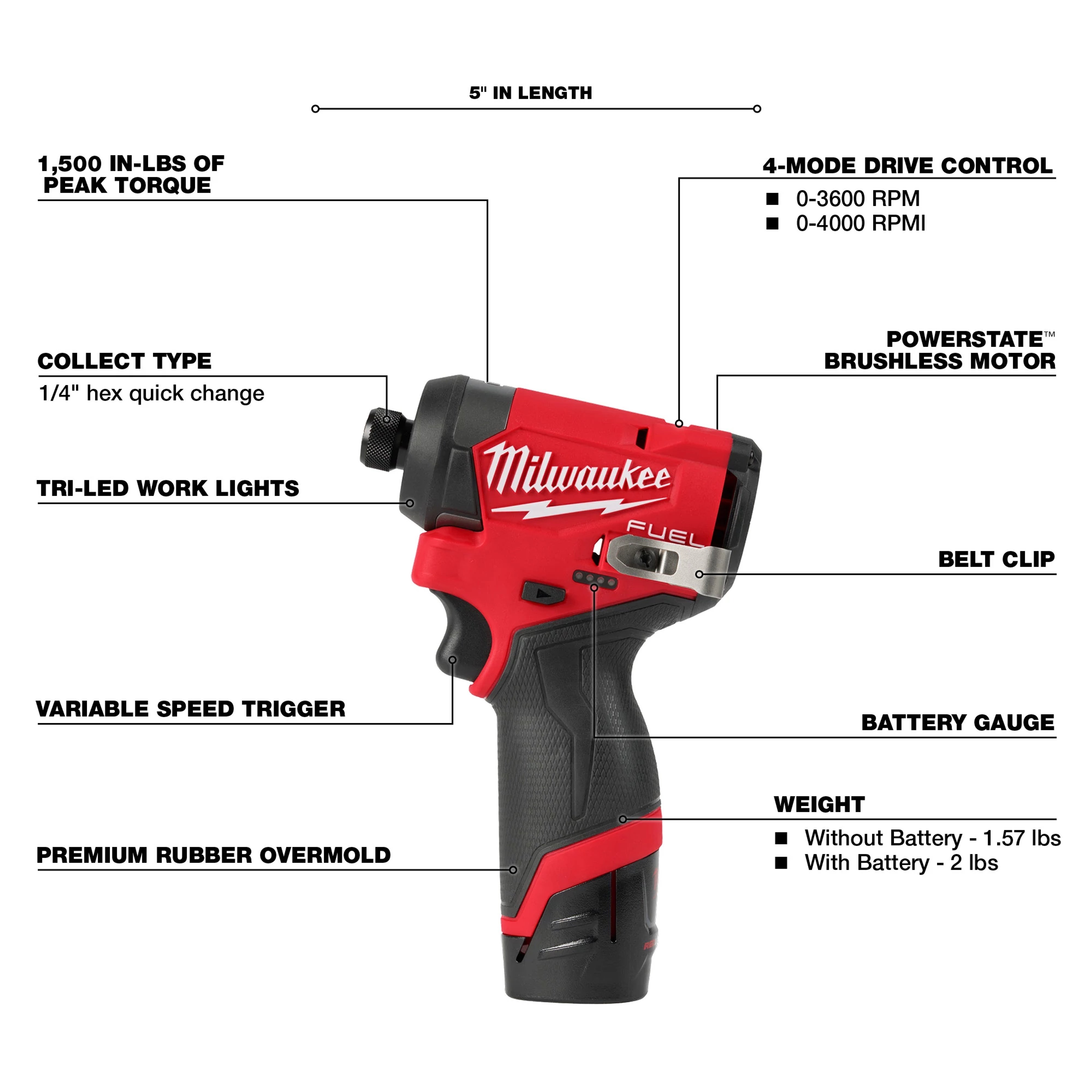 Picture of 3453-20 - M12 FUEL™ 1/4" Hex Impact Driver