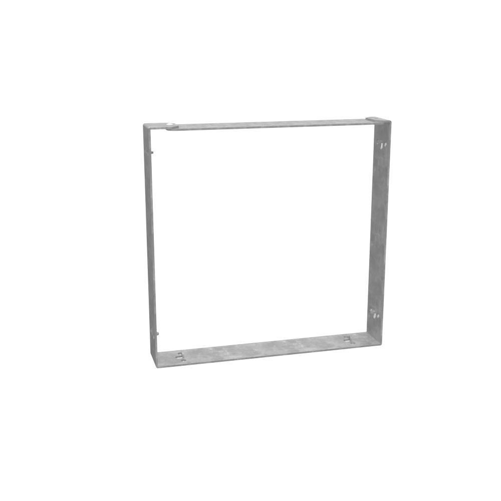 88GC - Wireway Connector Non UL Listed 8x8 Wireway Hinge And Screw Cover ANSI 61 Gray Steel