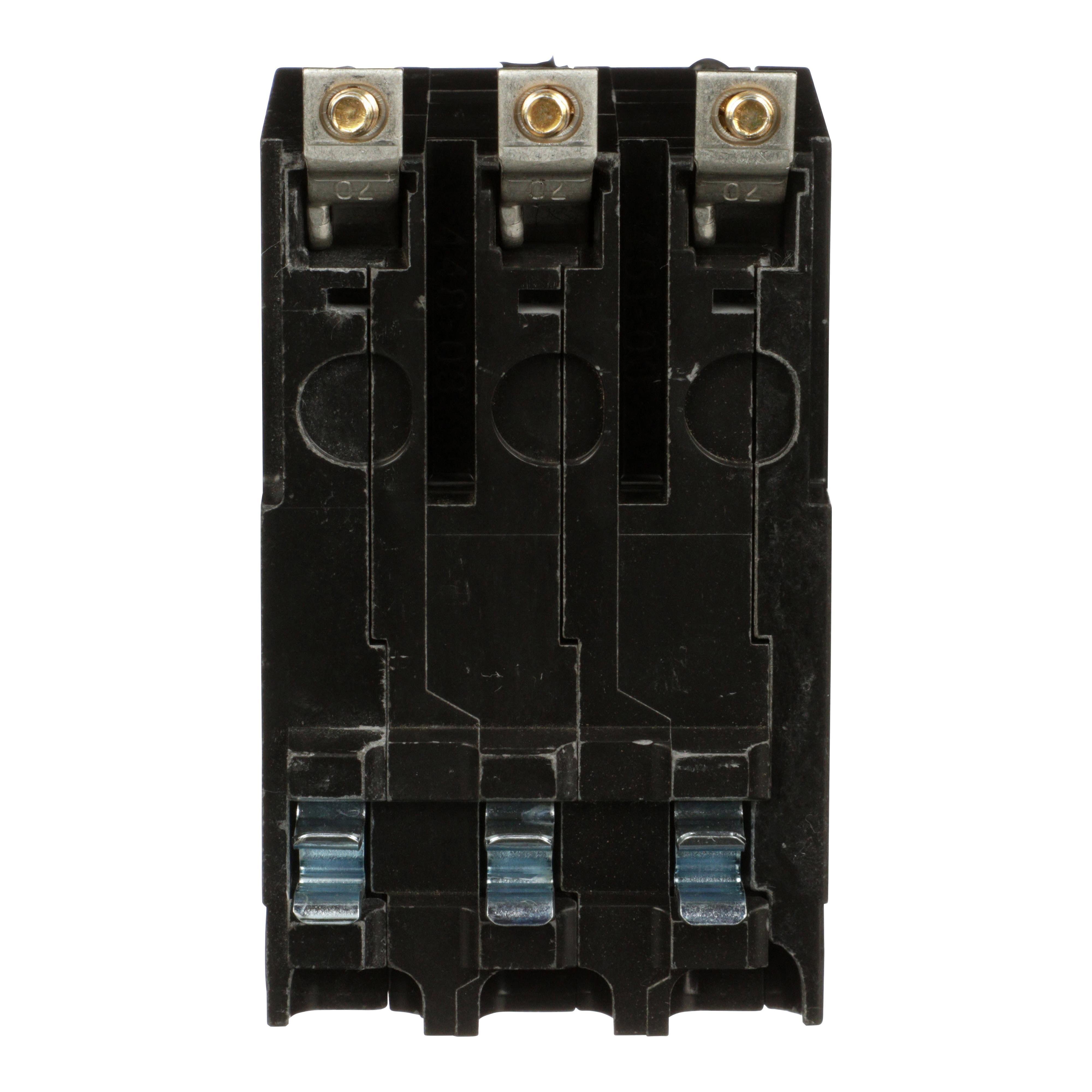 Picture of QOB390VH - Mini circuit breaker, QO, 90A, 3 pole, 120/240VAC, 22kA, bolt on