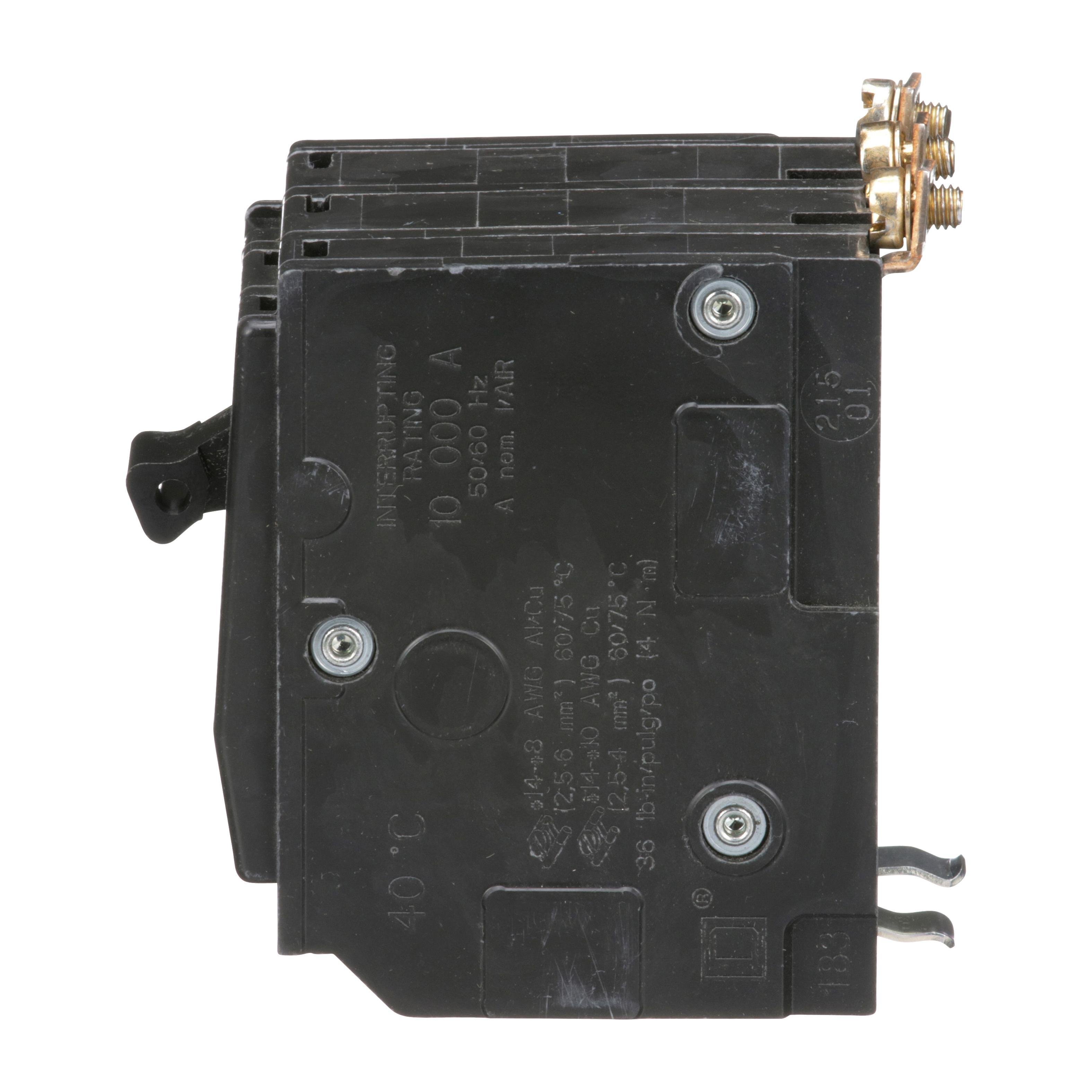 Picture of QOB330 - Mini circuit breaker, QO, 30A, 3 pole, 120/240VAC, 10kA, bolt on
