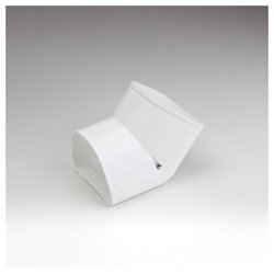 84100 - Fortress Lineset Covers 4.5" 45° In Vertical Ell, White 122