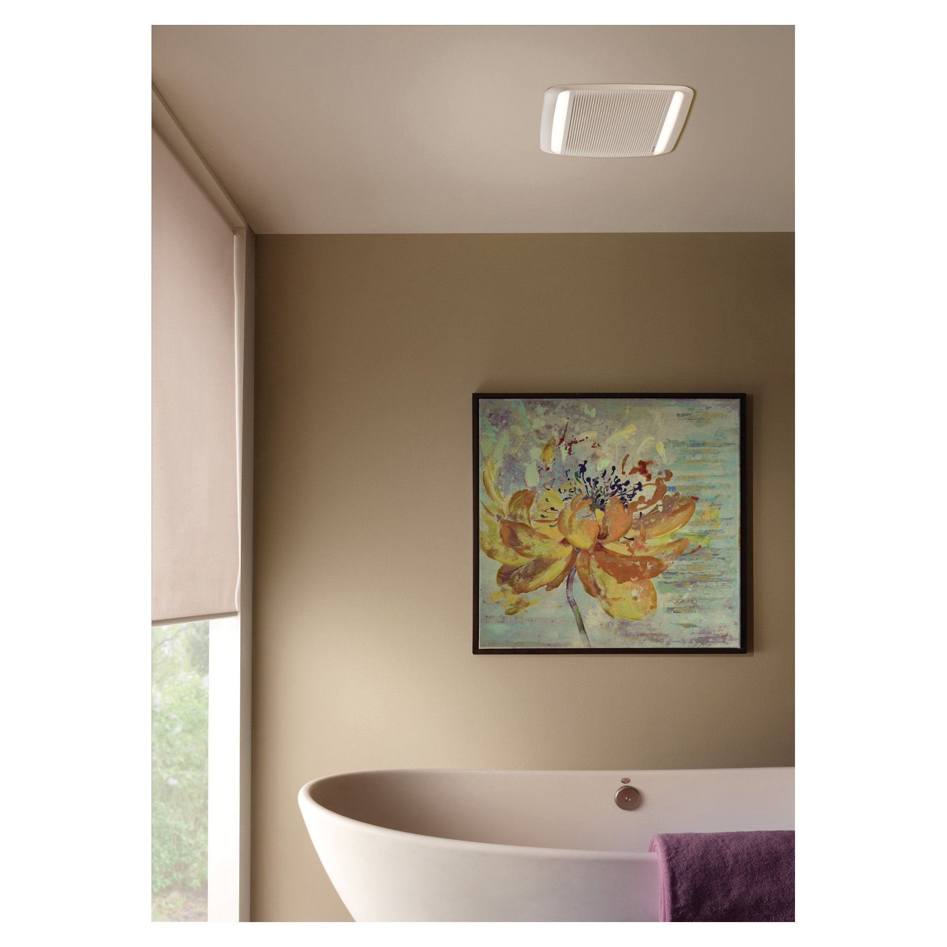 Picture of RB110L1 - Broan® ULTRA PRO™ Series 110 CFM Ventilation Fan/LED Light, 0.8 Sones; ENERGY STAR® Certified