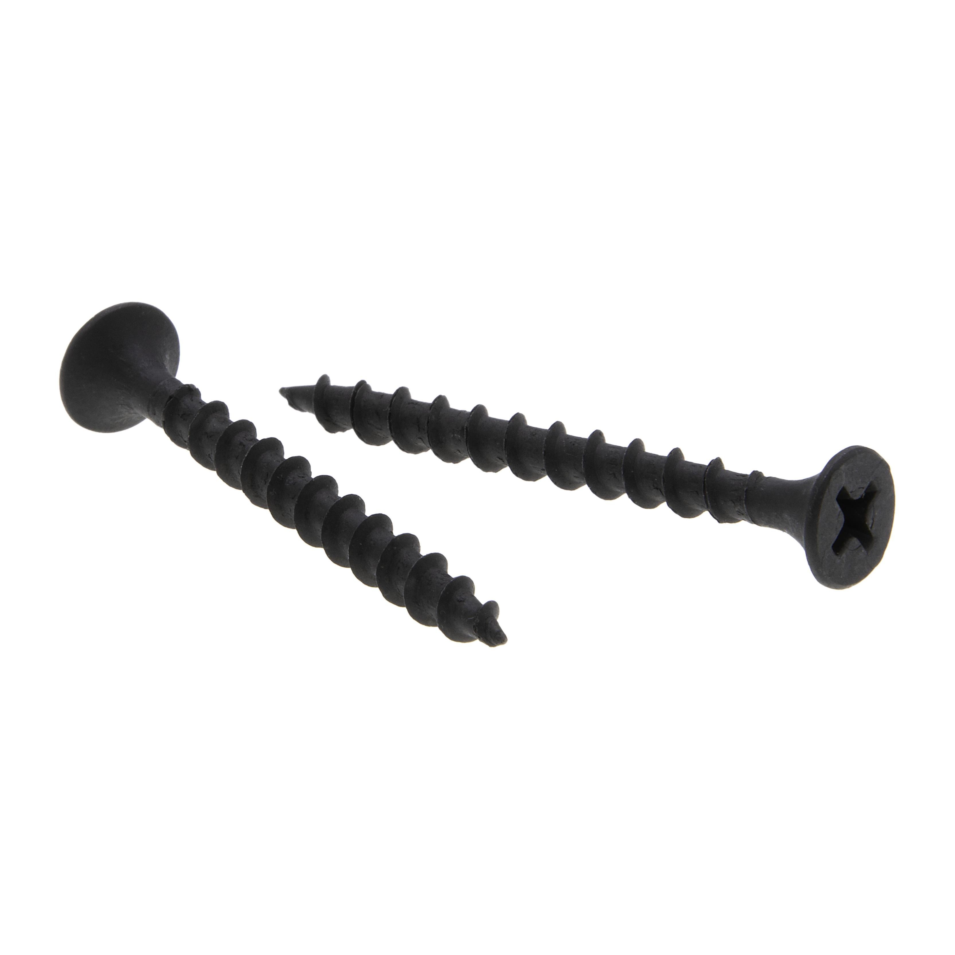 Picture of JDWC3C - 6 x 1-1/4 in. Bugle Head Phillips Drywall Screws - Steel Black Phosphate - Coarse Threads - 100qty