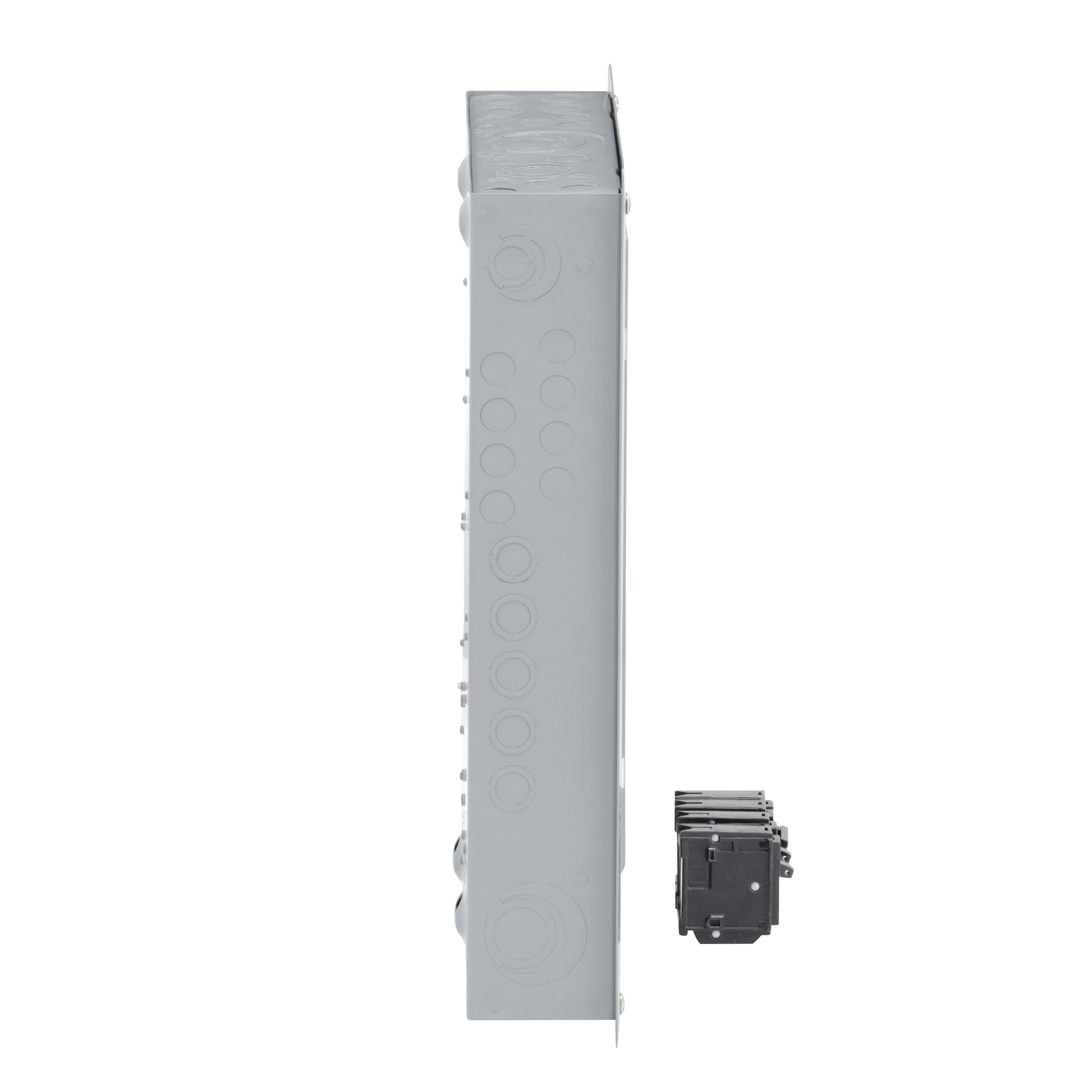 Picture of HOM2040M100PCVP - Load center, Homeline, 1 phase, 20 spaces, 40 circuits, 100A convertible main breaker, PoN, NEMA1, value pack