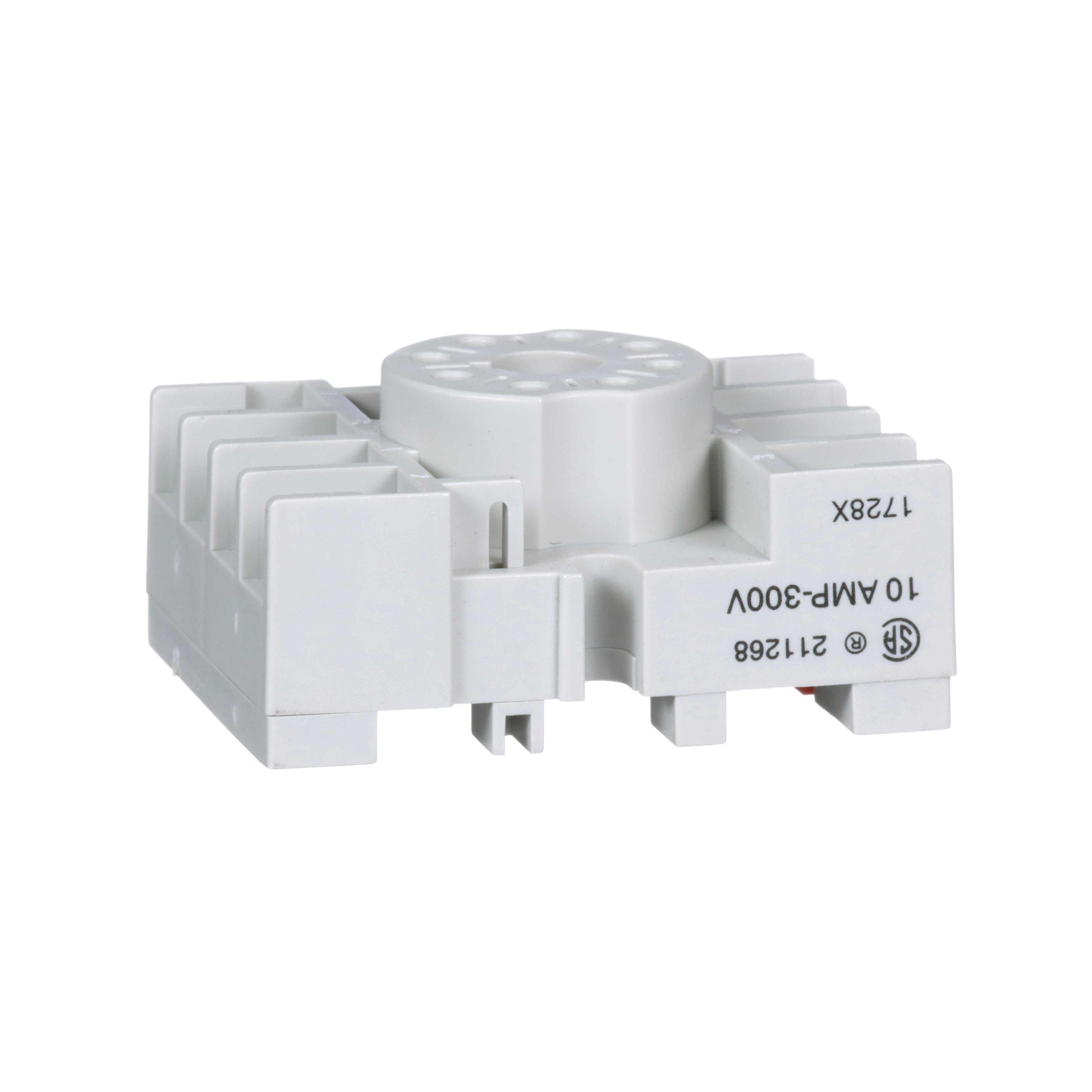 Picture of 8501NR51 - Plug in relay, Type N, relay socket, 8 tubular pin, single tier, for 8501KP relays and 9050JCK timers