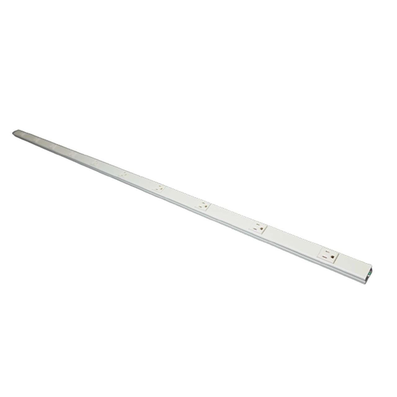 V20GB306 - Plugmold Hard-Wired Multi-Outlet Strip 3 foot long with receptacles 6 inches on center, Ivory