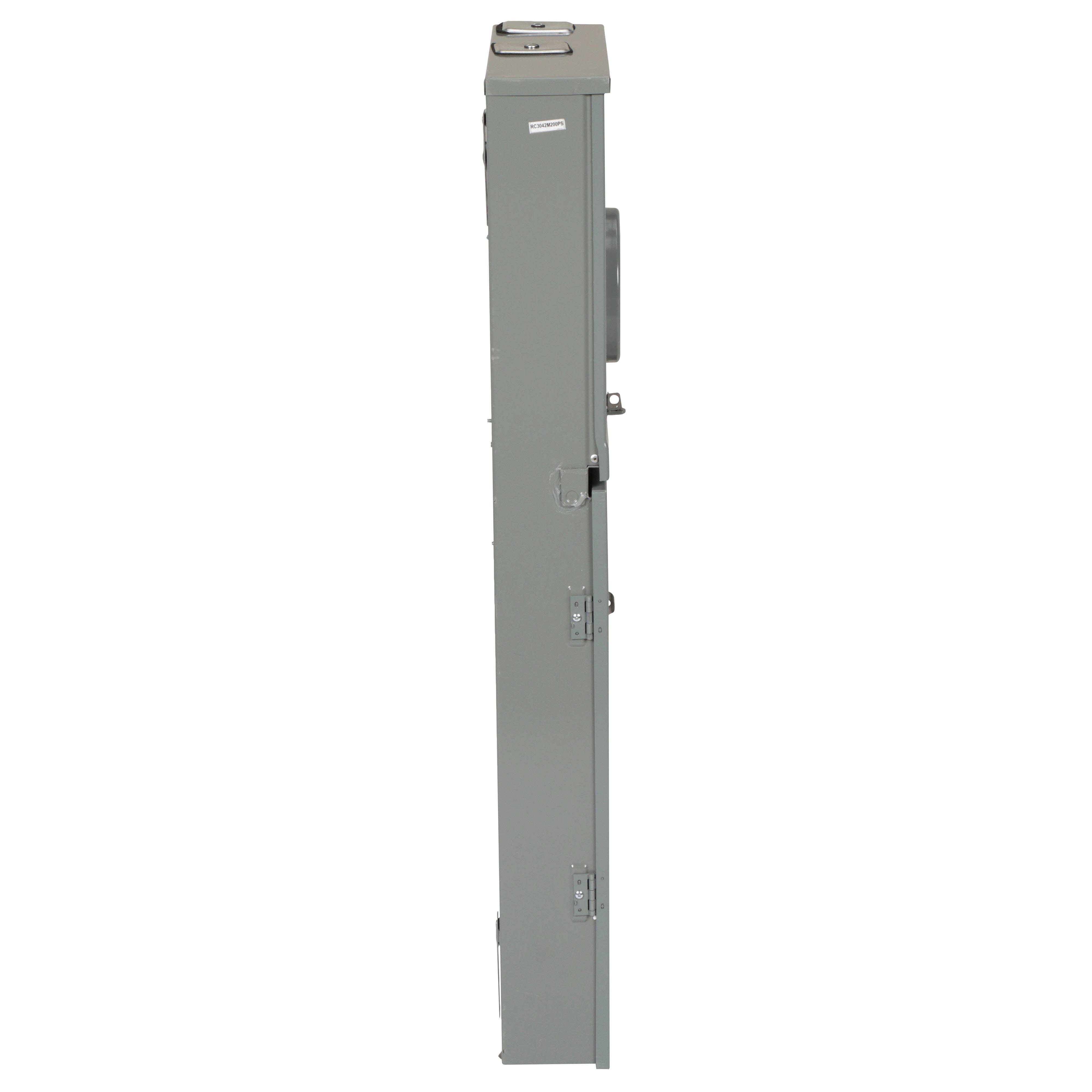 Picture of RC3042M200PS - All in one, Homeline, combination service entrance, ringless socket, 200A, surface, 30 spaces, 42 circuits, 22kA SCCR, OH, UG,  no bypass, PON