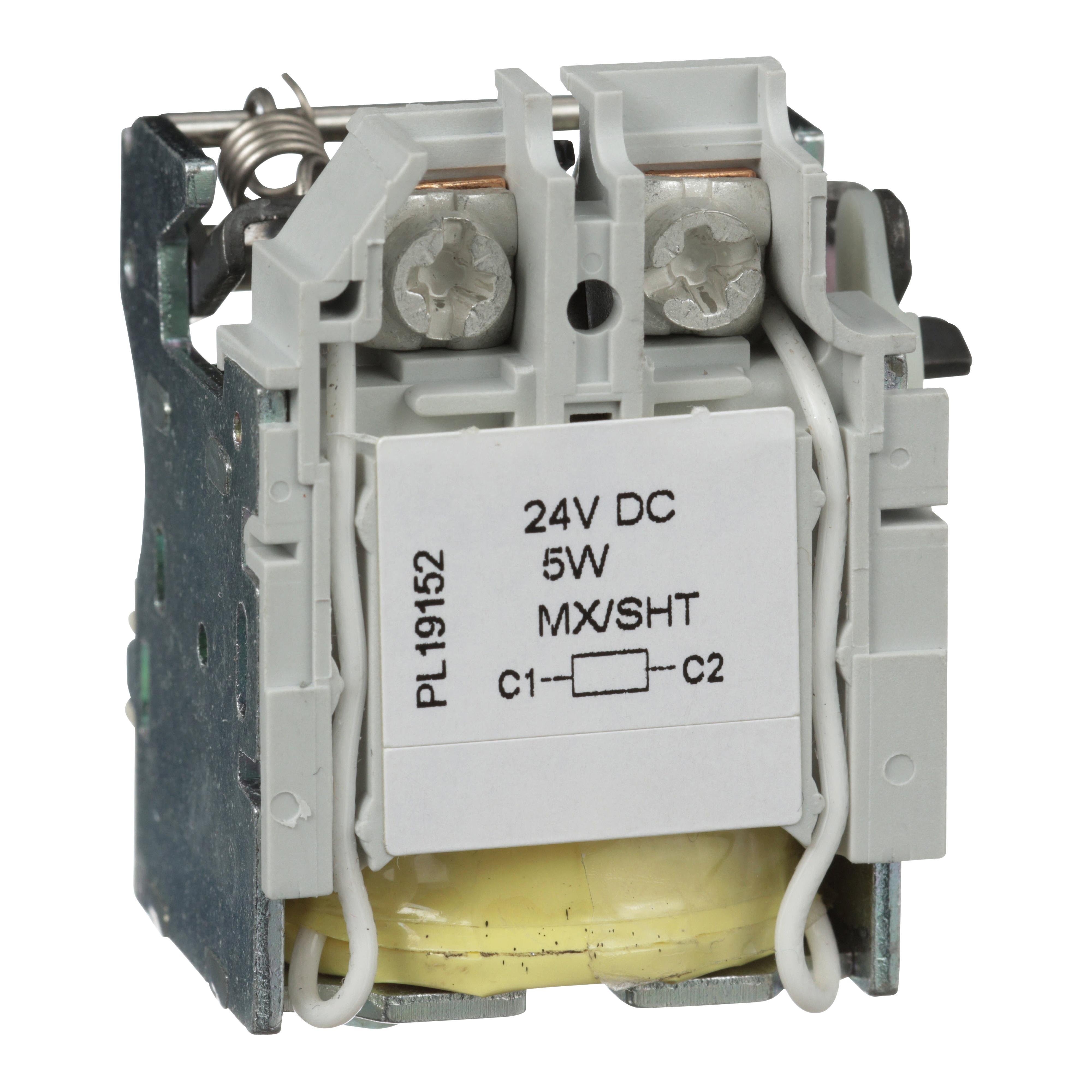 S29390 - Circuit breaker accessory, PowerPacT H/J/L, shunt trip, 24VDC