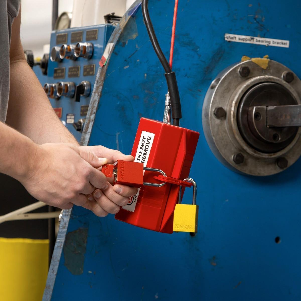 Picture of SDAL-GRN-38ST-KD - Aluminum Safety Lockout Padlock - Keyed Different, Green, Steel Shackle