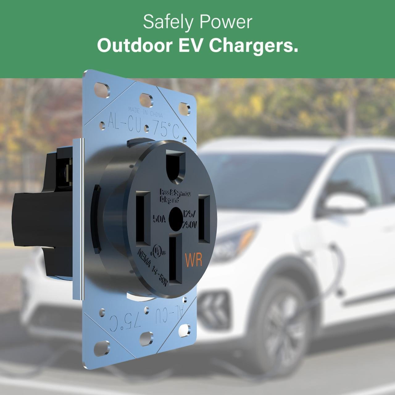 Picture of 3894WR - 50A Weather-Resistant Electrical Outlet for RVs / EV Chargers