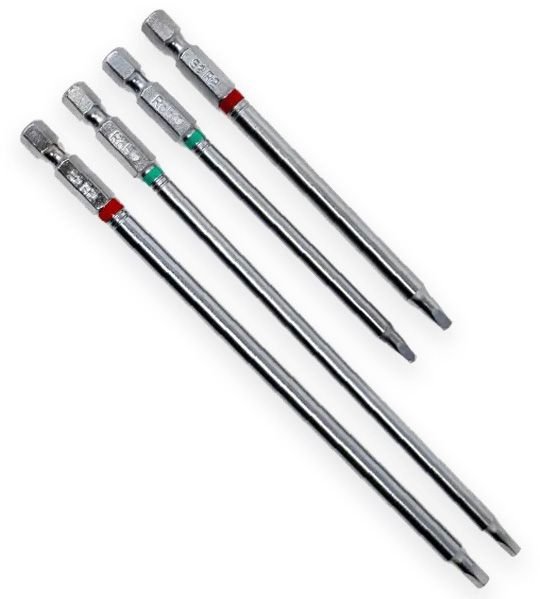 RACK 70244R, 4" Impact Driver Square Bits