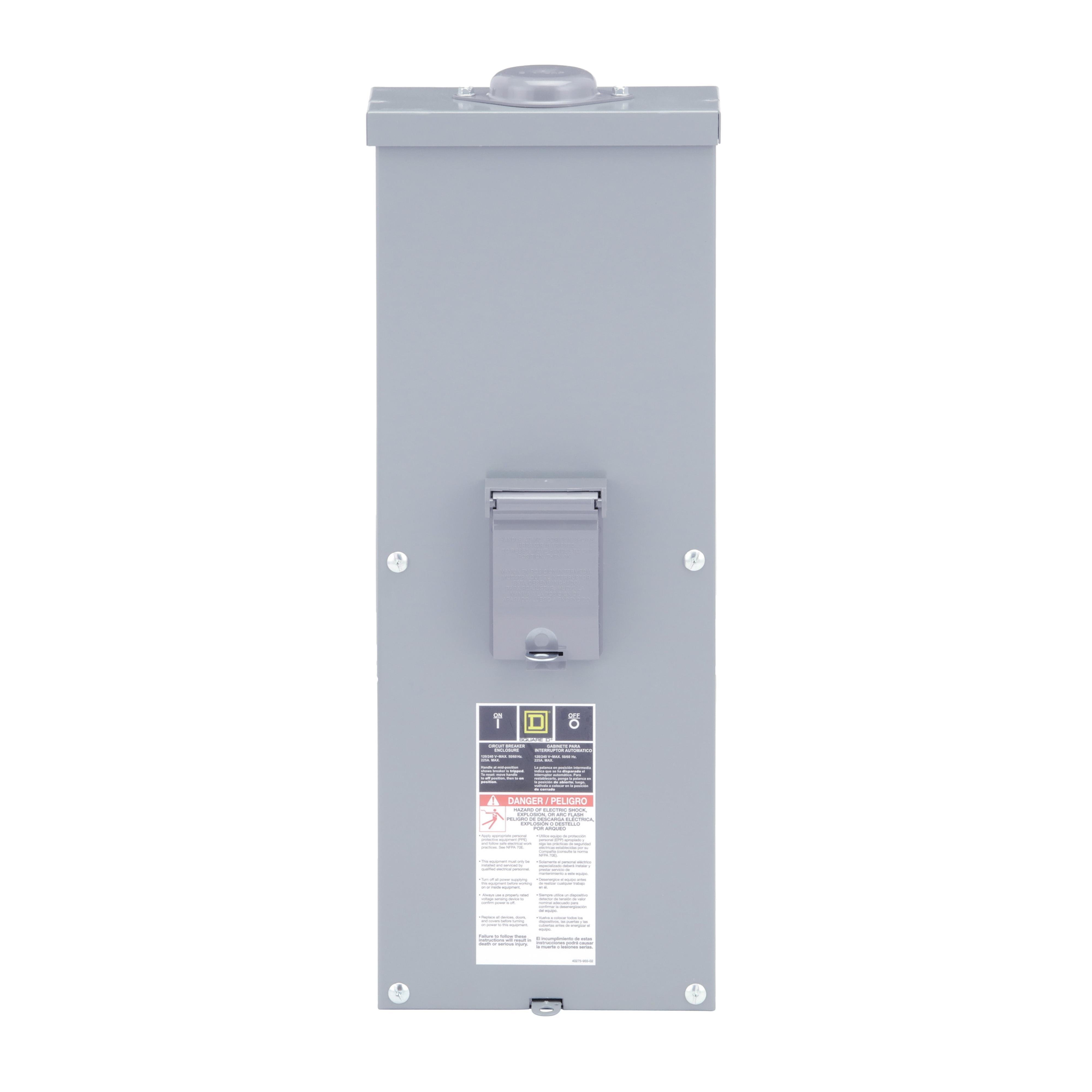 QOM22225NRB - QOM2 Circuit Breaker Enclosure, 2P, Type 3R, 100-225A, UL