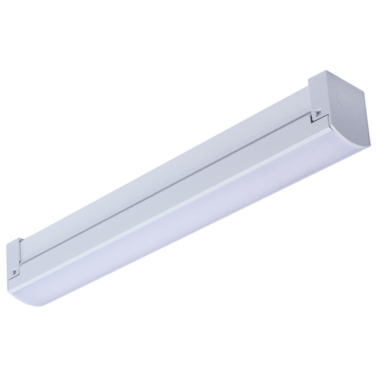 65/1222 - LED 1 Foot Connectable Strip Light - 10 Watts - 27K/30K/35K/40K/50K CCT Selectable - White Finish - 120 Volt