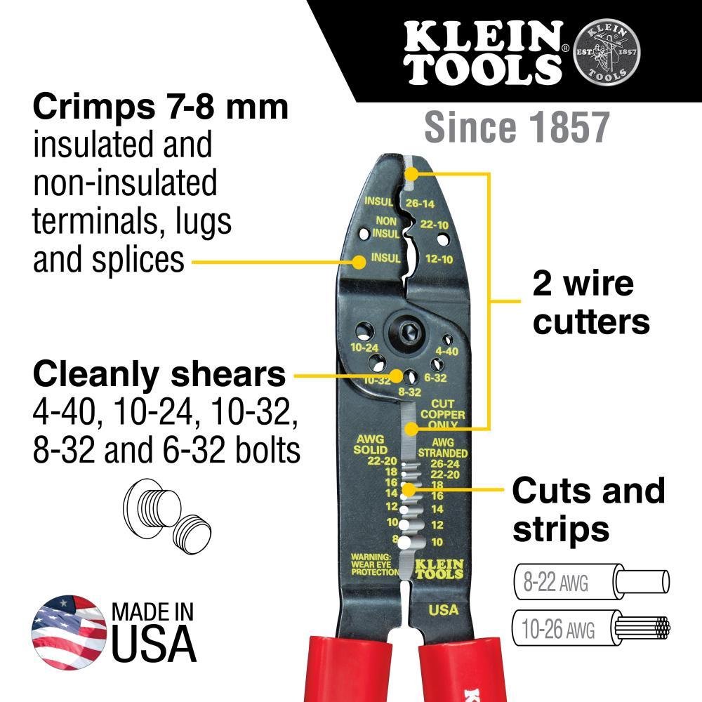 Picture of 1001 - Multi Tool, Stripper, Crimper, Wire Cutter, 8-22 AWG