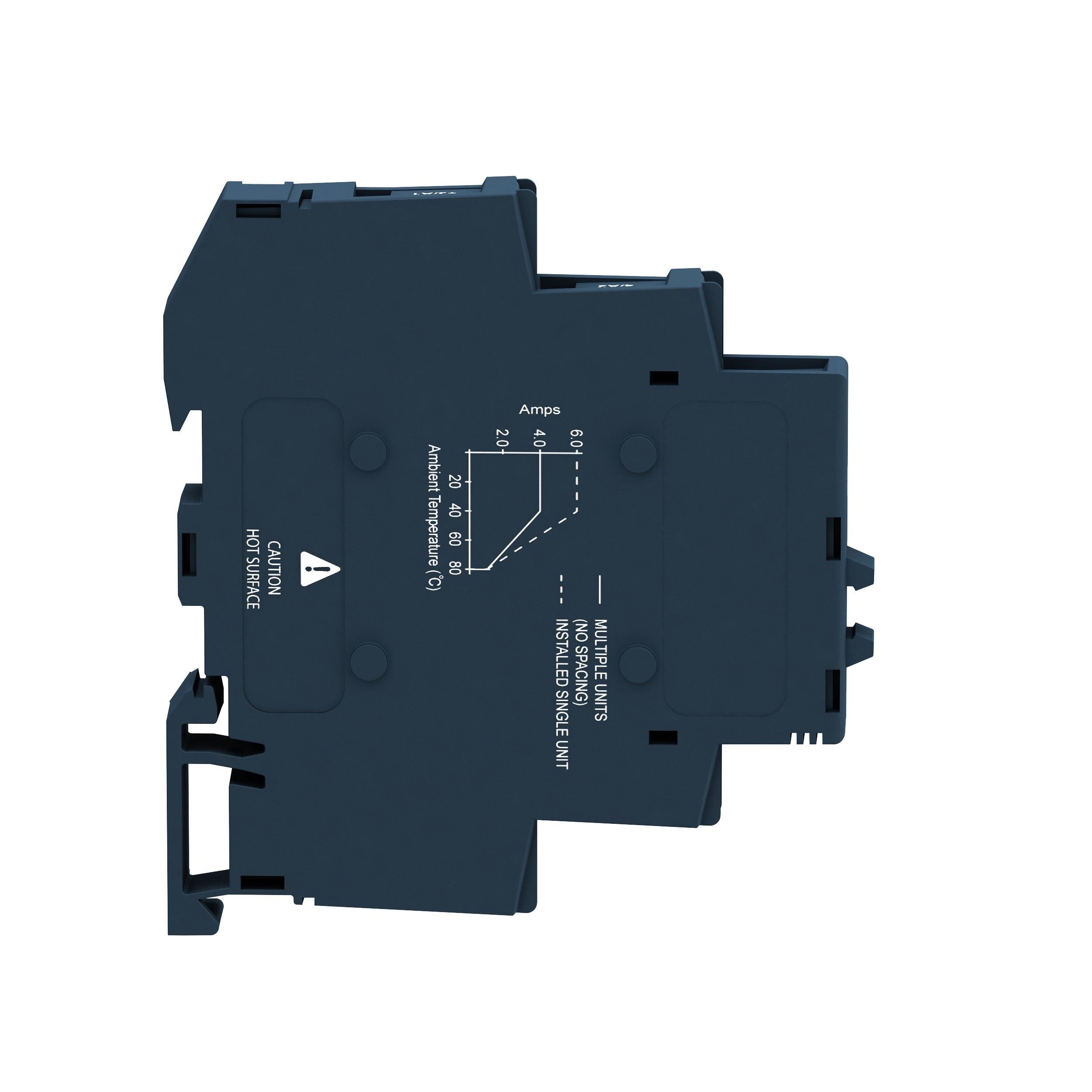 Picture of SSM1D26BD - single phase relay, Harmony Solid State Modular Relays, 6A, DIN rail mount, DC swtching, input 4 to 32V DC, output 1 to 60V DC