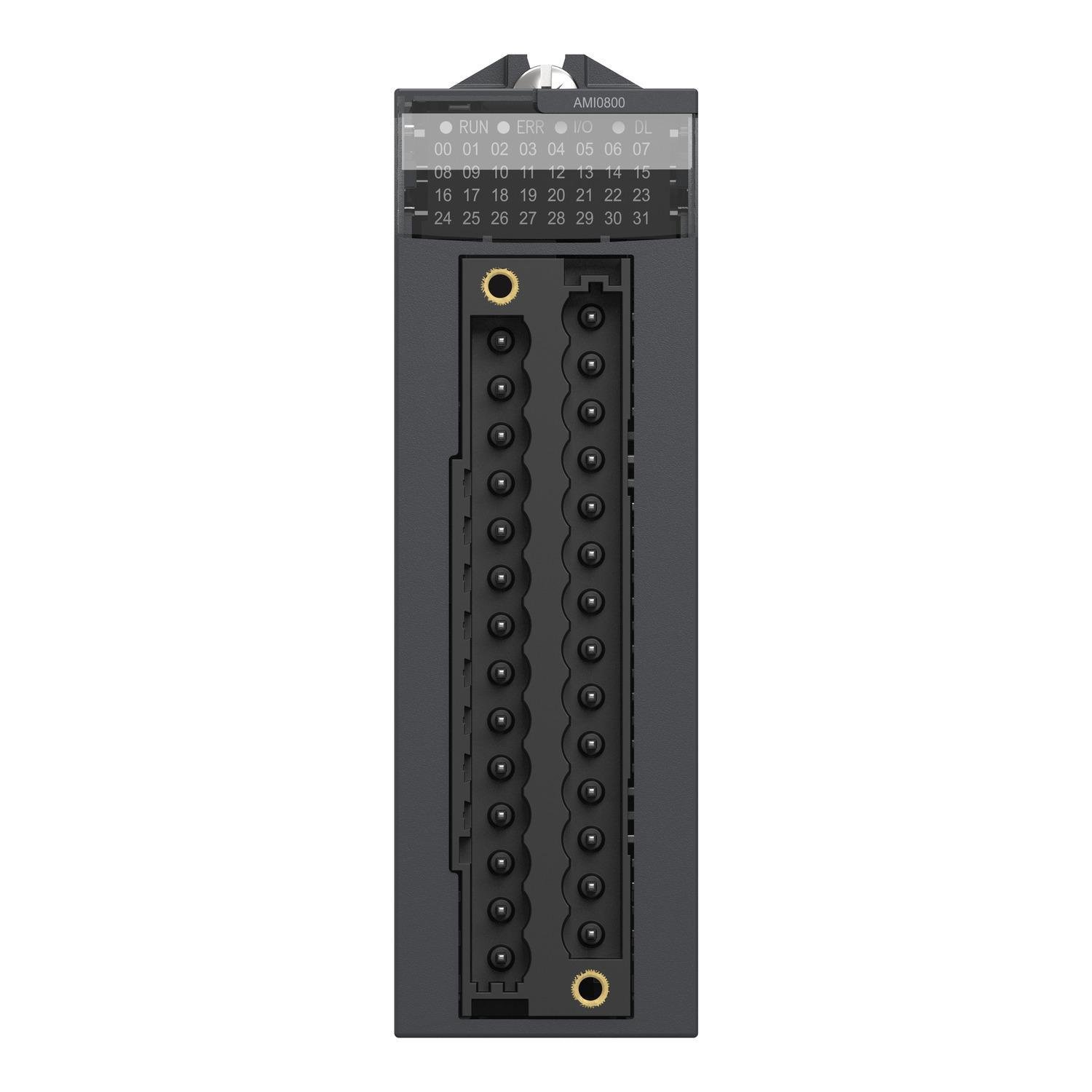 Picture of BMXAMI0410 - analog isolated high level input module, Modicon X80, 4 inputs, 0 to 20mA, 4 to 20mA, 10V positive or negative