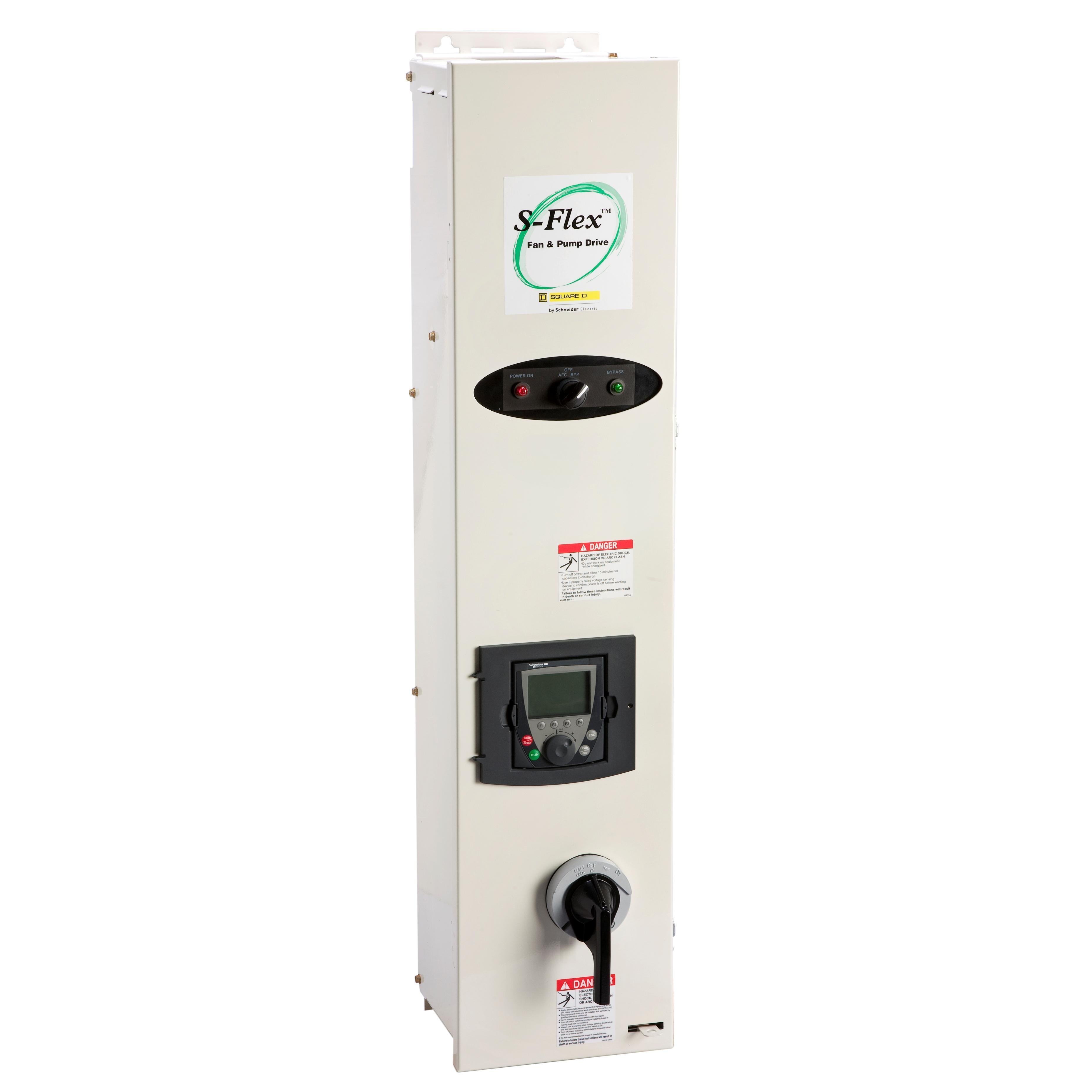 SFD212JG4YB07D07 - variable speed drive, SFlex Altivar 212, 460V AC, 3 phase, 15hp, enclosed drive