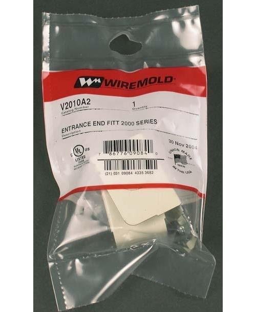 Picture of V2010A2 - Wiremold 2000 Series Entrance End Fitting Fitting, Ivory
