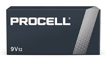 DURPC1604BKD - Duracell Procell Alkaline Batteries, 9V (Pack of 12)