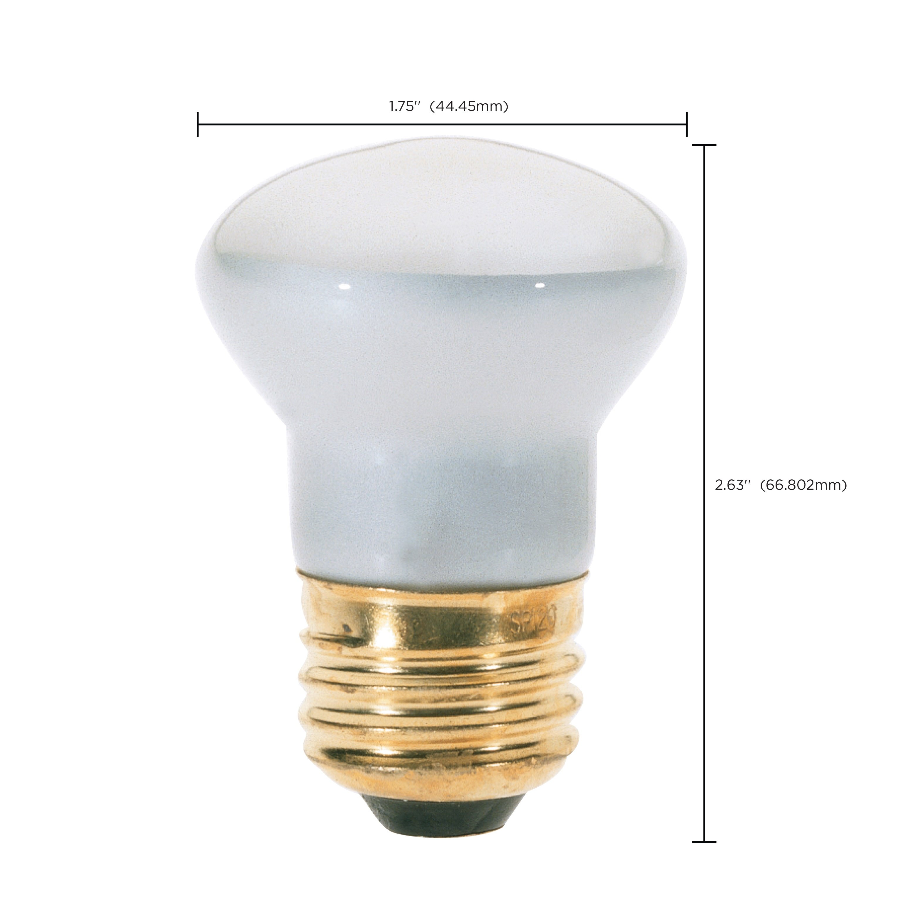 Picture of S3605 - 40 Watt R14 Incandescent - Clear - 1500 Average rated hours - 280 Lumens - Medium base - 120 Volt