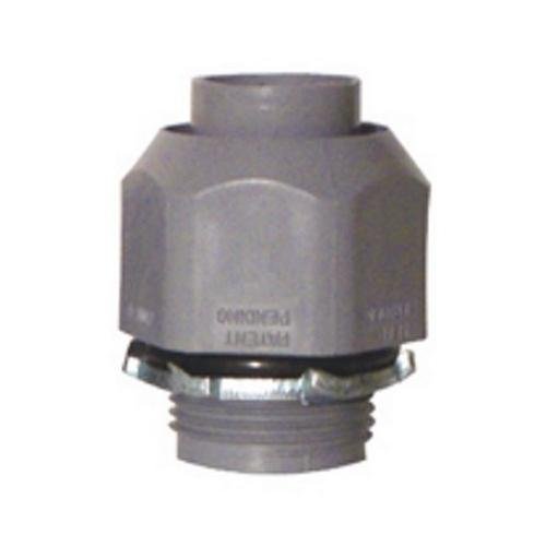 430-NMLTS - Nonmetallic Liquid Tight Screw-On Straight Connector 1/2", Nylon