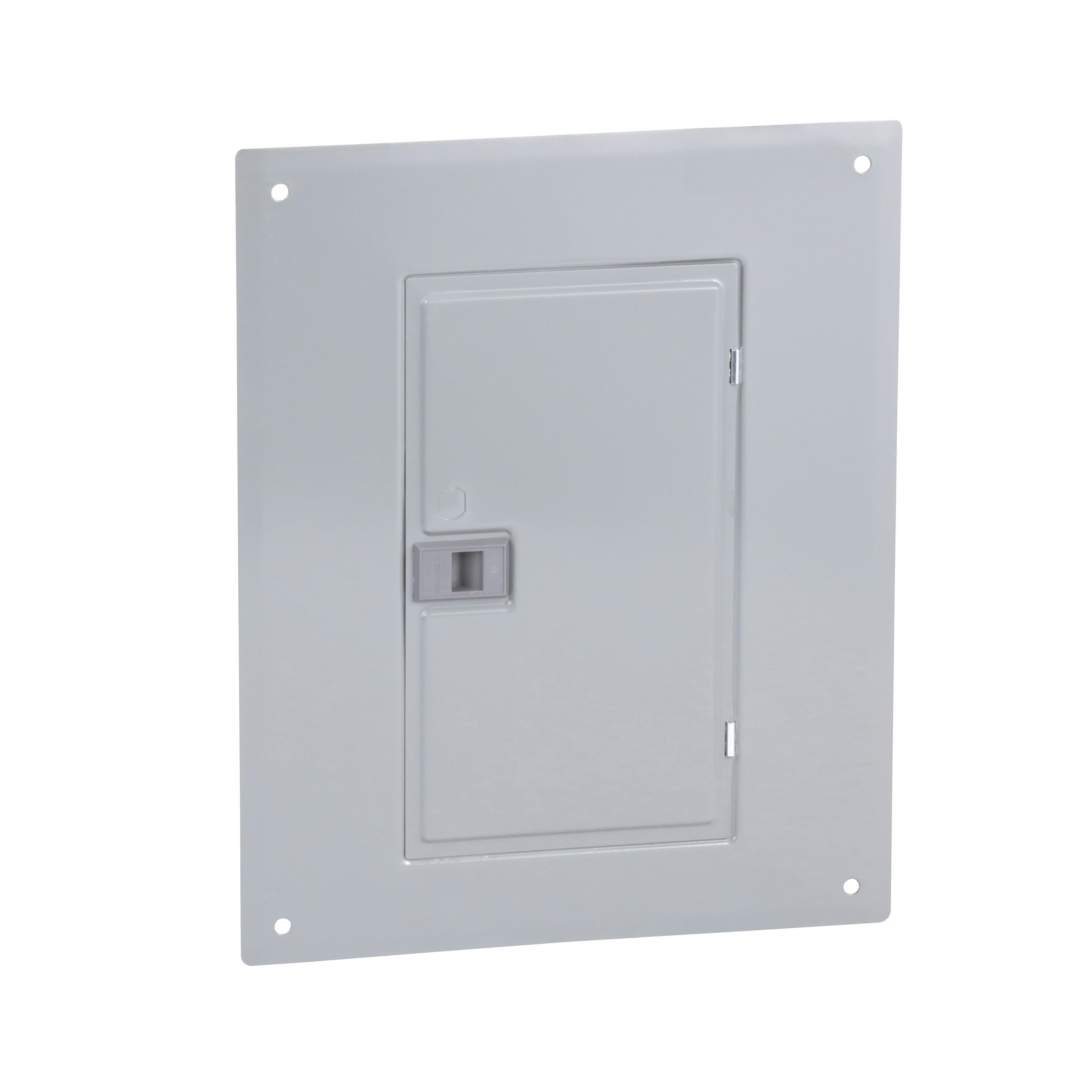 QOC16UF - Replacement cover, QO, for 16 space load center, flush, gray