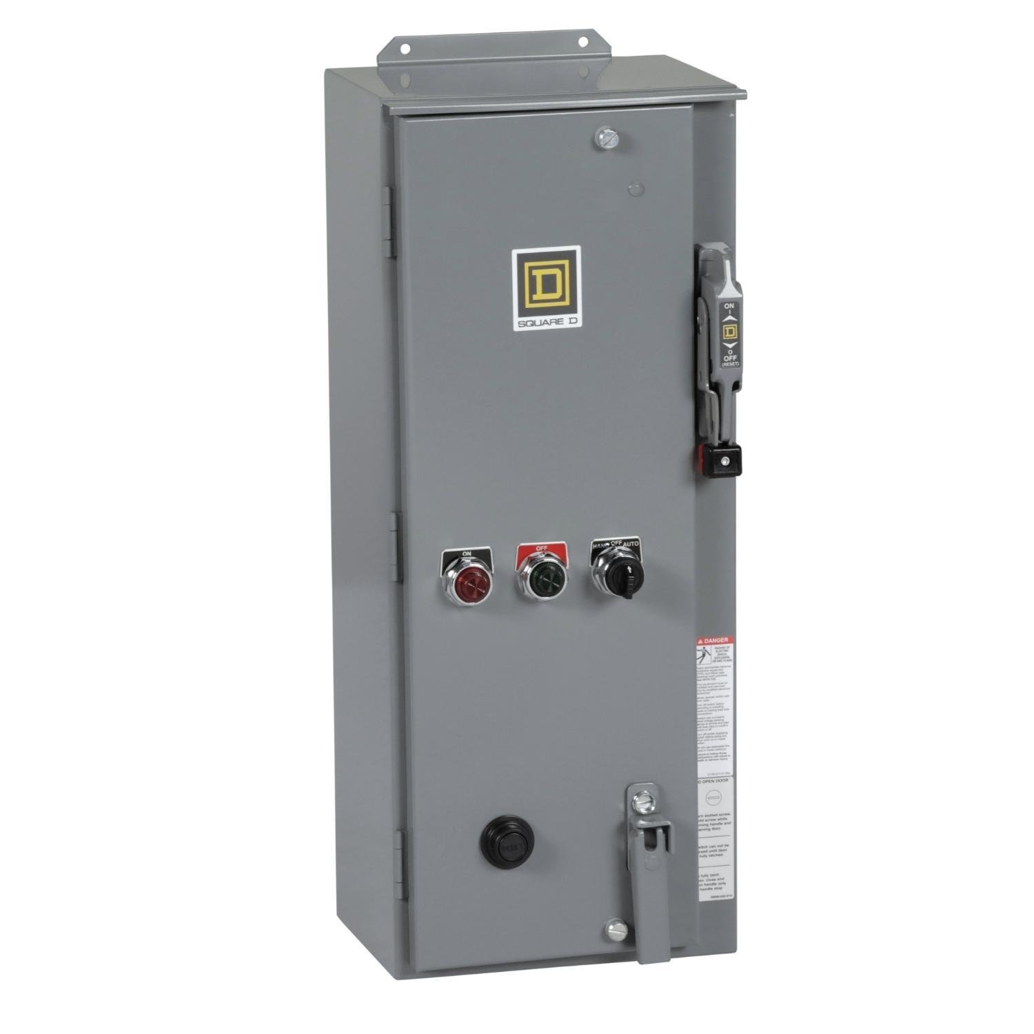 8538SDASP6 - NEMA combination starter, Type S, 60A fusible disconnect, Size 2, 45A, 25HP at 600VAC, 3 phase, 3 pole, Motor Logic SSOLR, 120VAC coil, NEMA 12 [TAA]