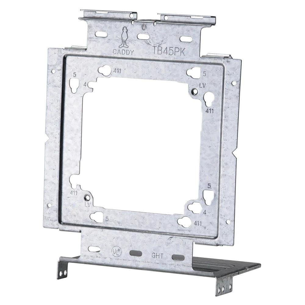 TB45PK - Box Mounting Plate with Far Side Support, 4", 4 11/16", 5" Box