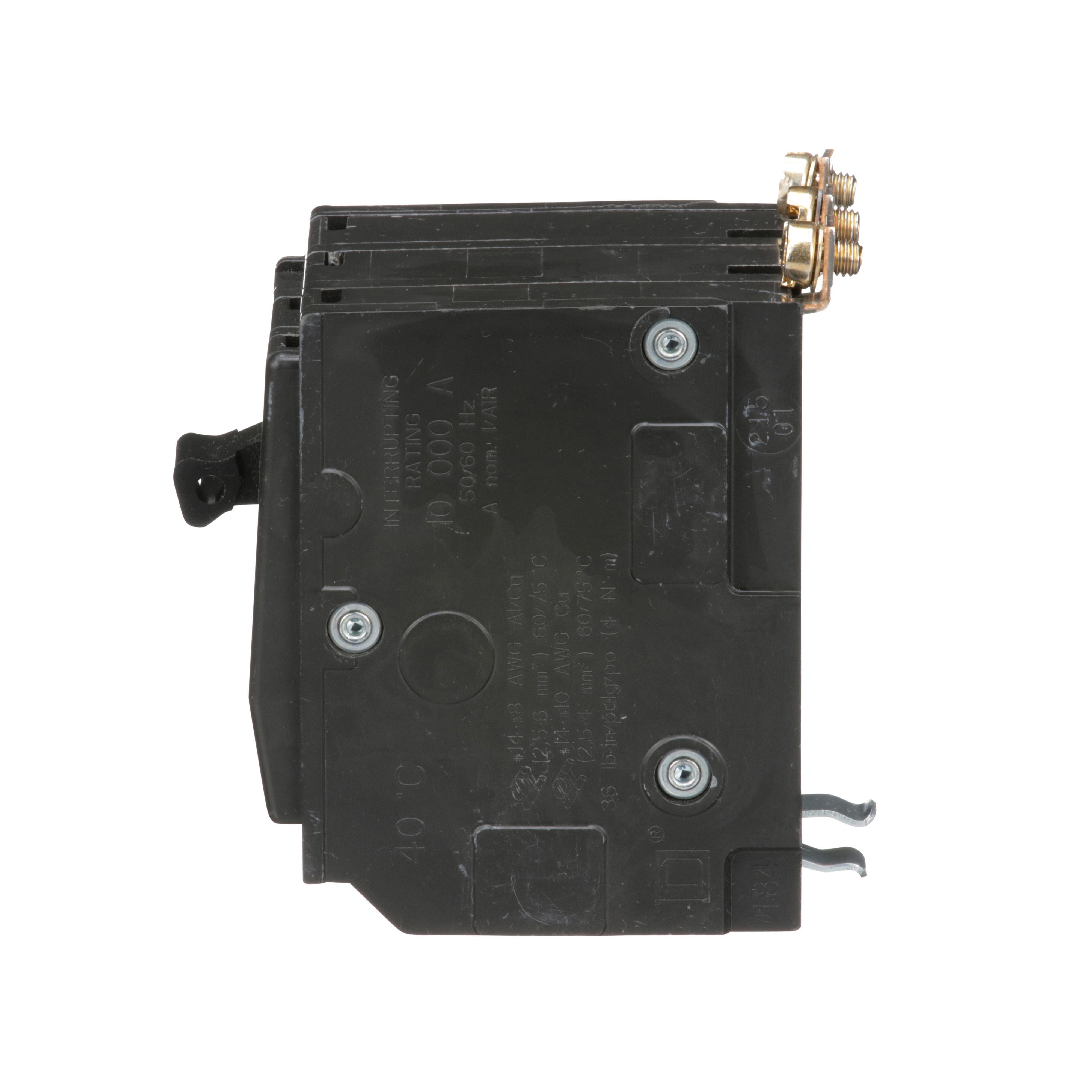 Picture of QOB325 - Mini circuit breaker, QO, 25A, 3 pole, 120/240VAC, 10kA, bolt on
