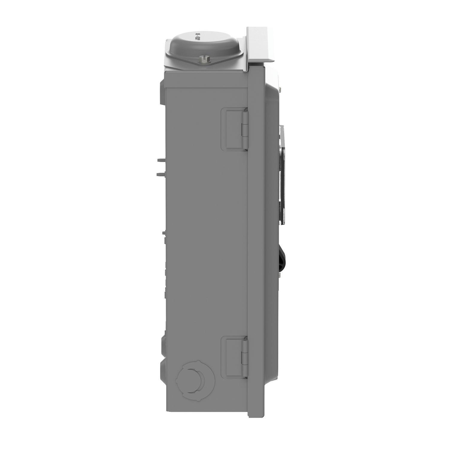 Picture of VHU361NRB - Safety switch, VisiPacT, heavy duty, unfused, viewing window, NEMA 3R, 600V, 30A, 3 pole, neutral installed
